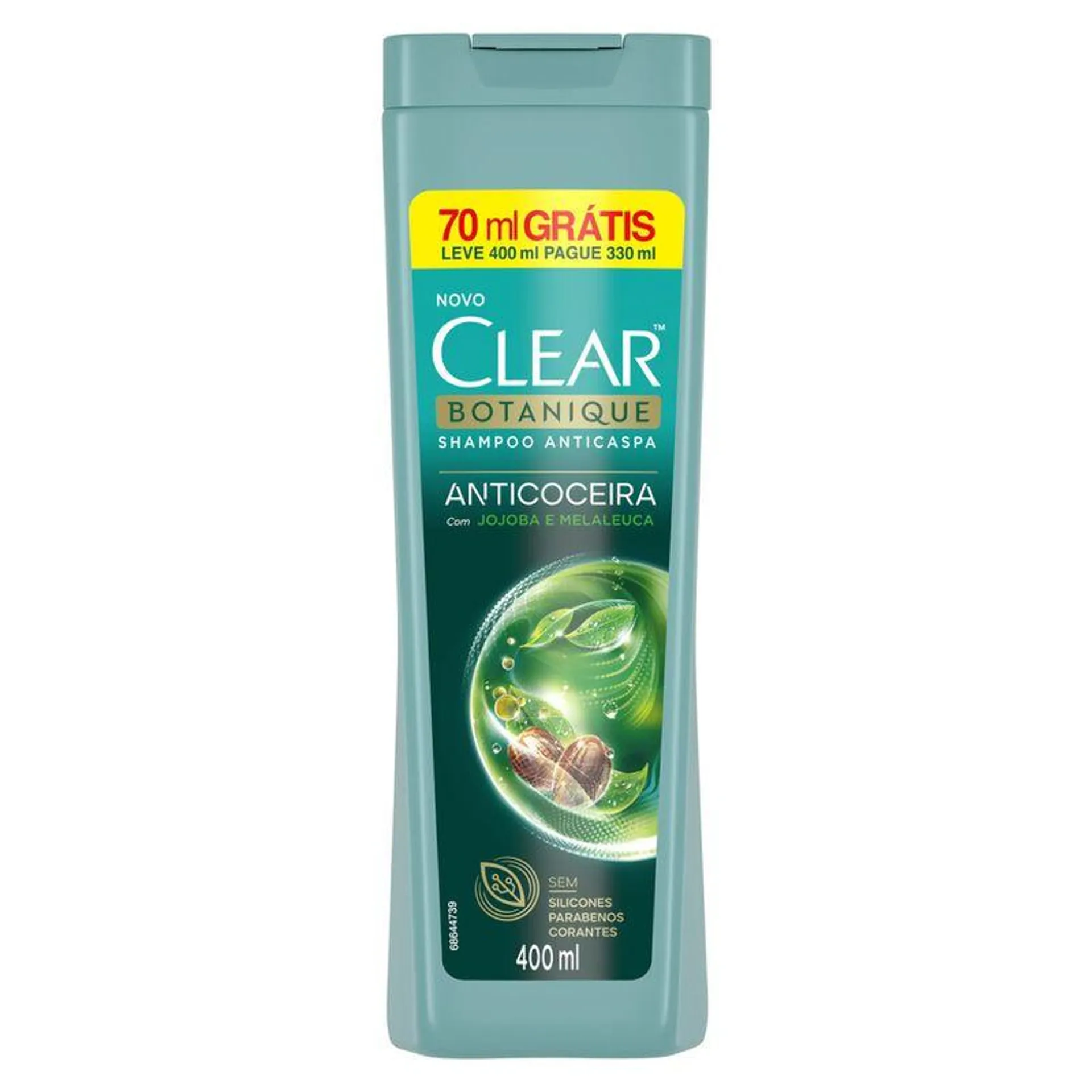 Shampoo Clear Leve 400 Pague 330ml Anticaspa Anticoceira