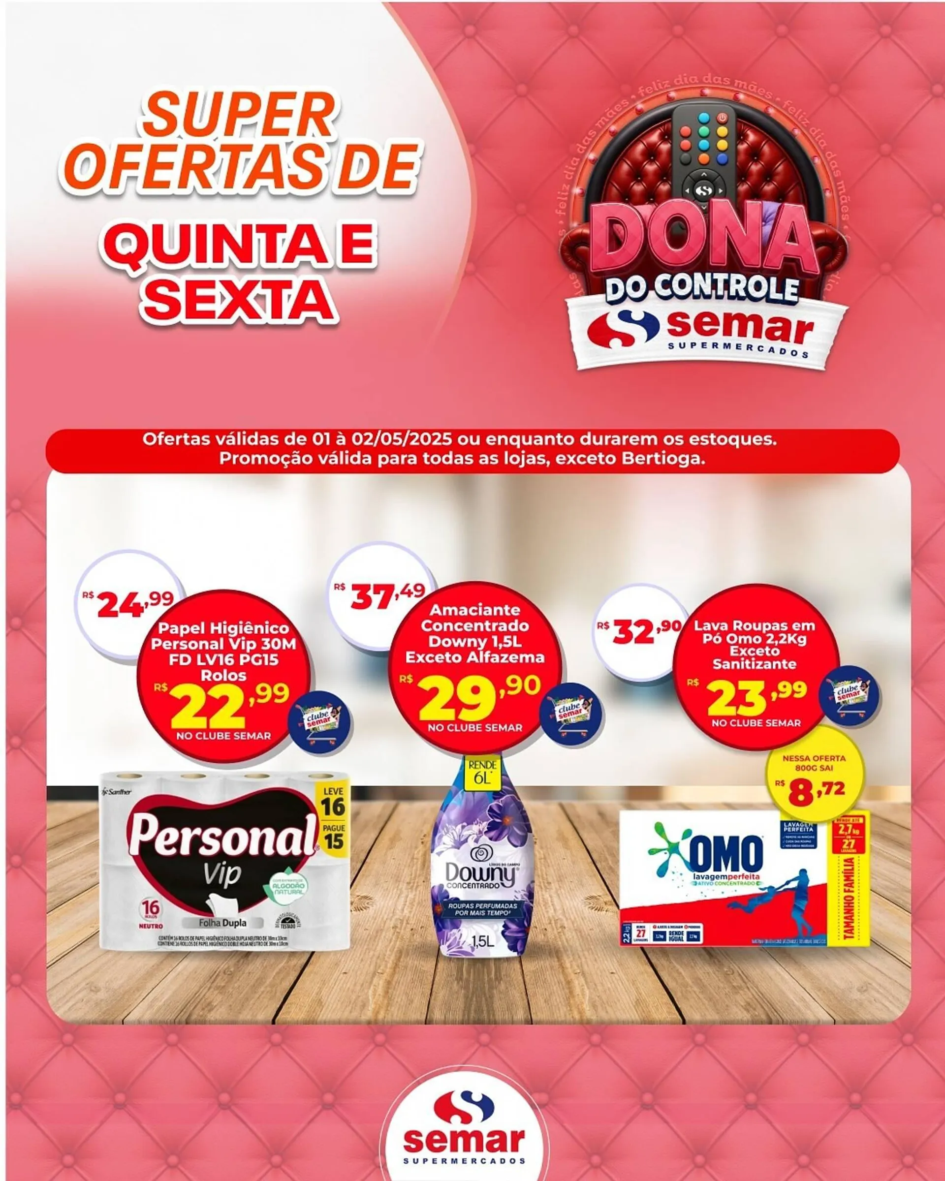 Encarte de Catálogo Semar Supermercado 30 de abril até 2 de maio 2025 - Pagina 3