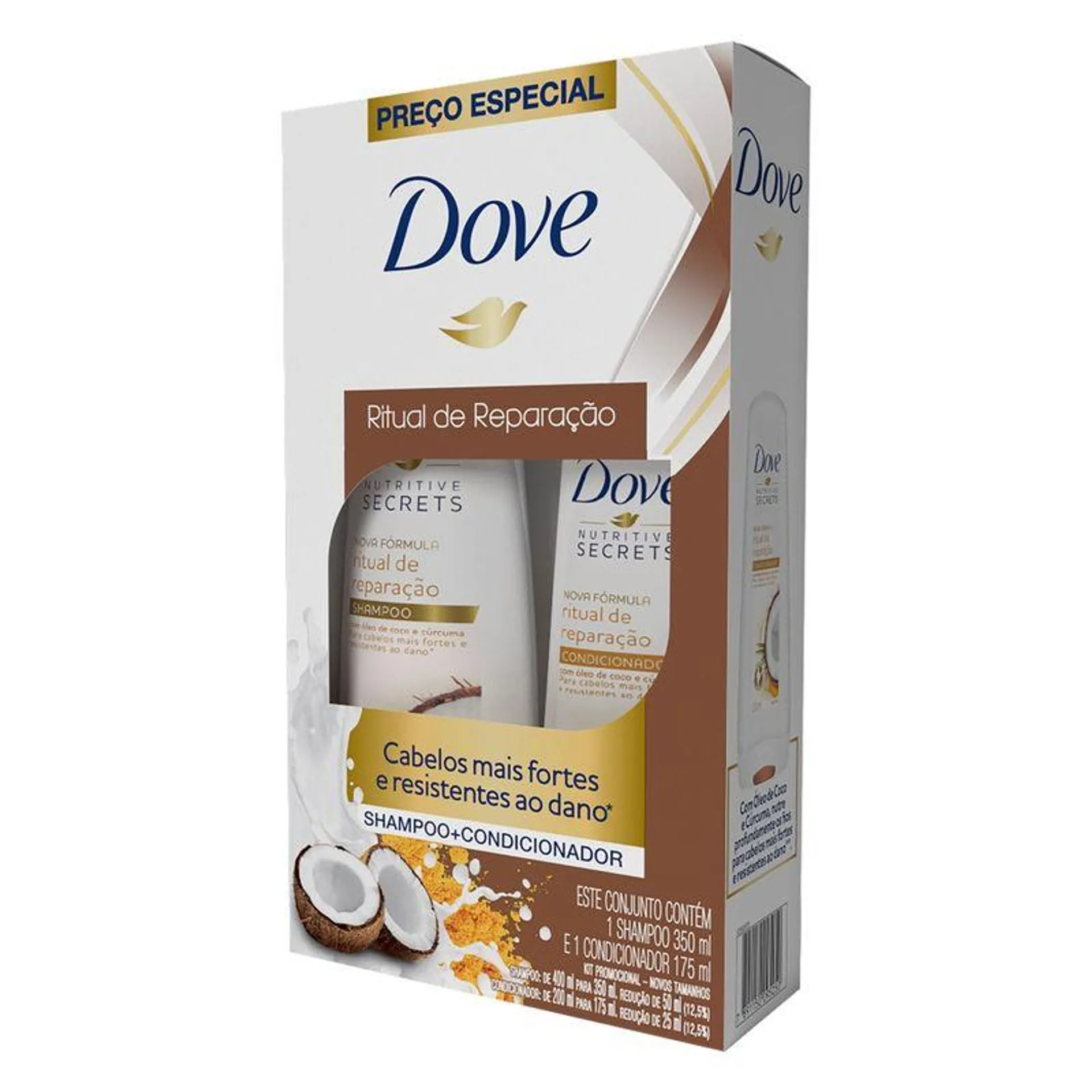 Shampoo 350ml + Condicion 175ml Dove Pr Esp Ritual Reparação