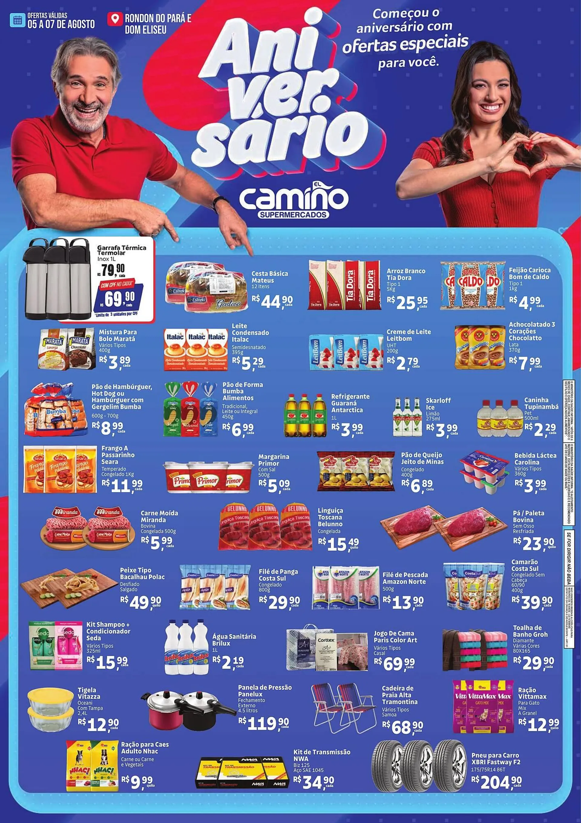 Encarte de Catálogo Camiño supermercados 5 de agosto até 7 de agosto 2024 - Pagina 1