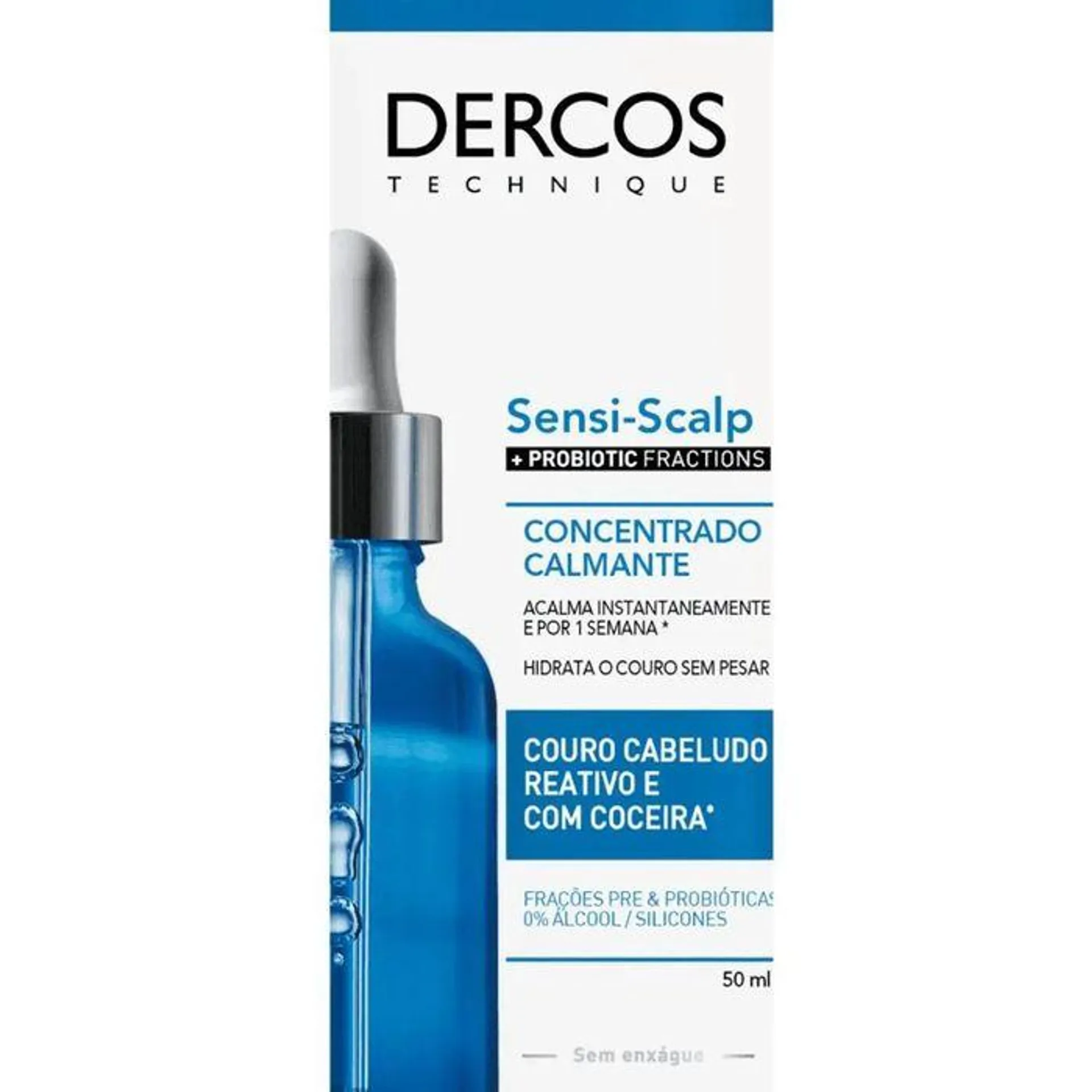 Vichy Dercos Sensi Scalp Sérum Concentrado Calmante 50ml