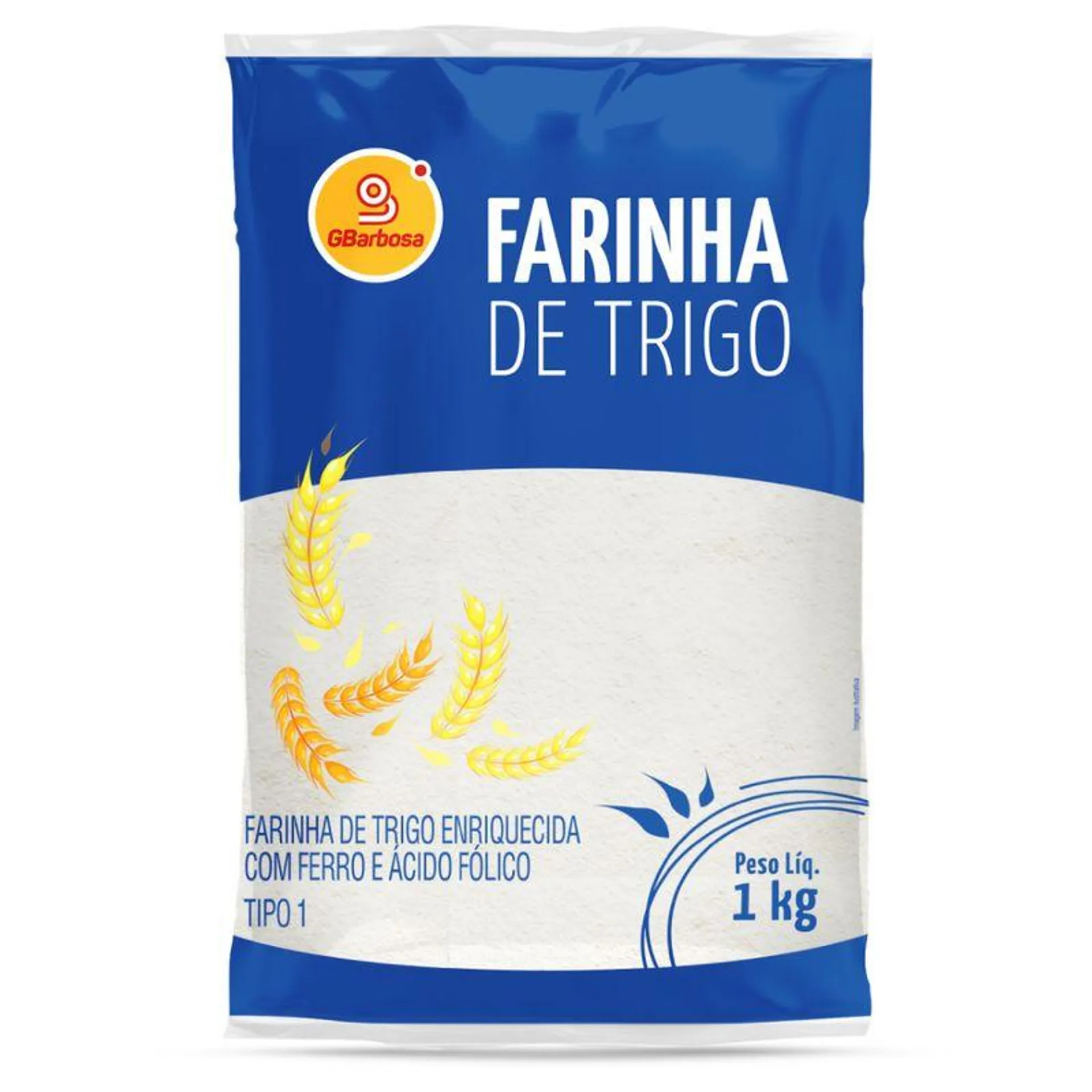 Farinha de Trigo GBarbosa s/ Fermento 1Kg