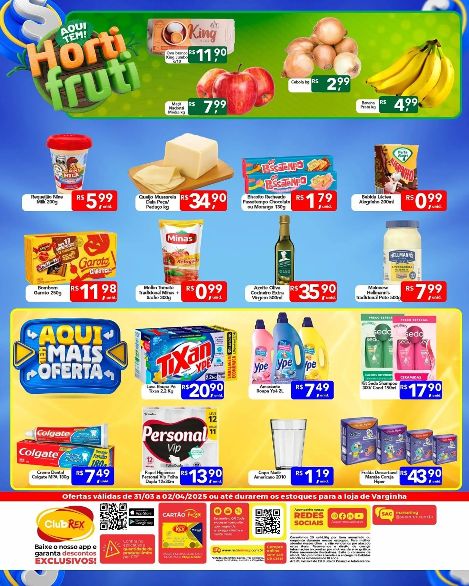 Encarte de Catálogo Supermercados Rex 31 de março até 2 de abril 2025 - Pagina 2