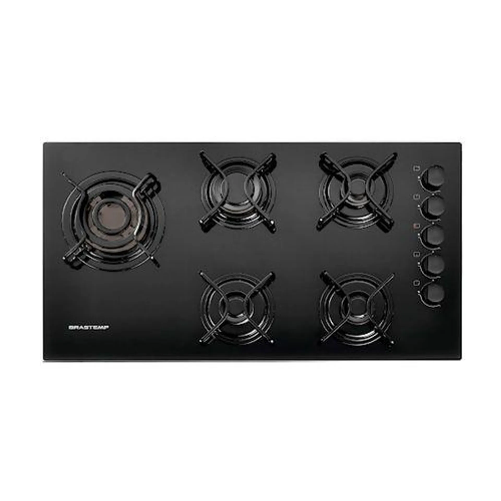 Cooktop 5 bocas Brastemp com quadrichama e acendimento automático - BDD85AE