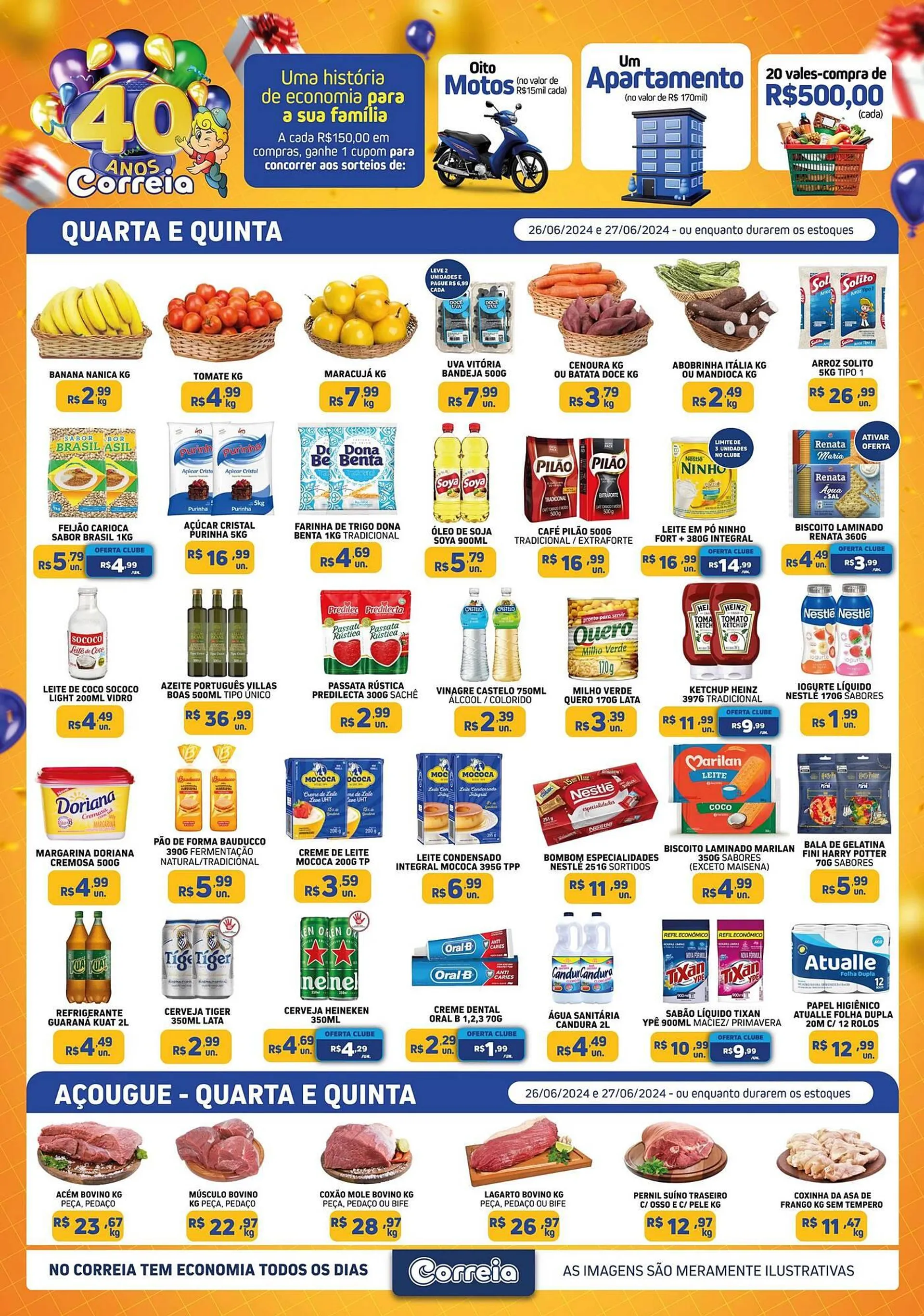 Encarte de Catálogo Supermercados Correia 1 de julho até 2 de julho 2024 - Pagina 1