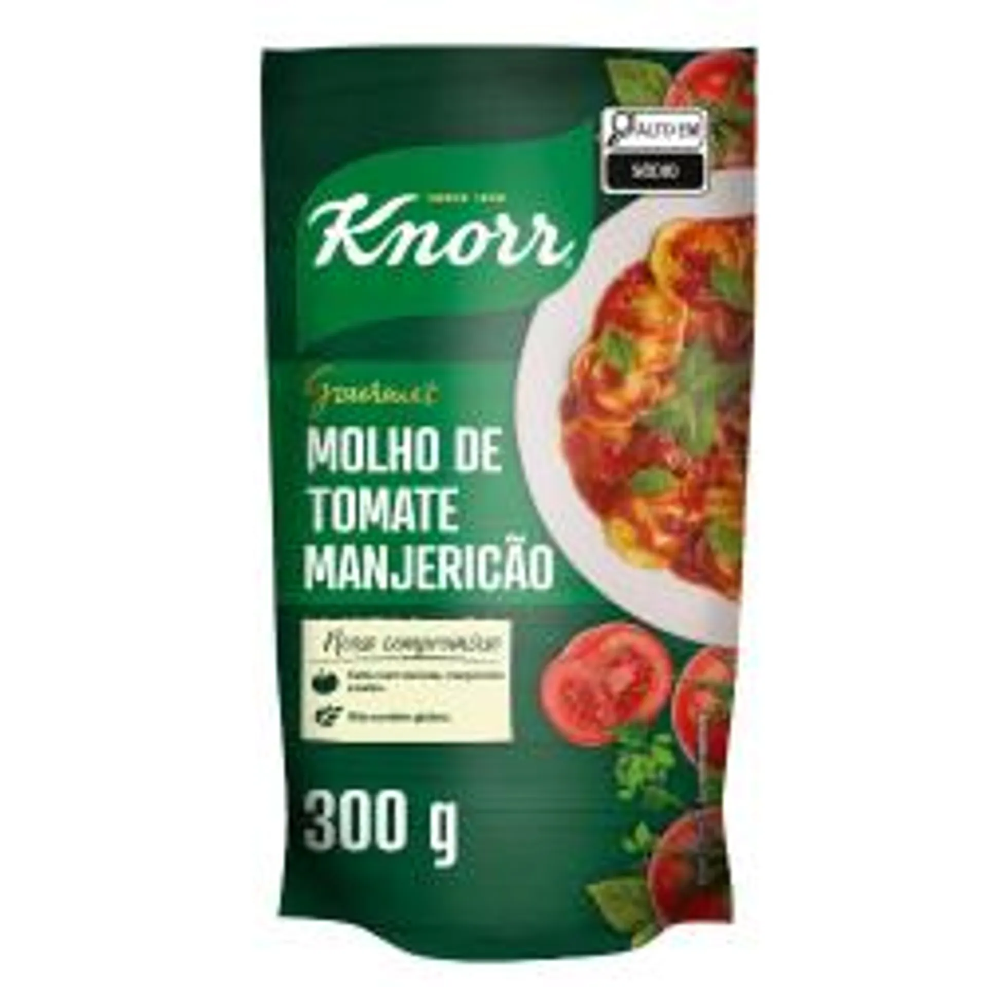 Molho De Tomate Knorr Manjericao 300g Sache