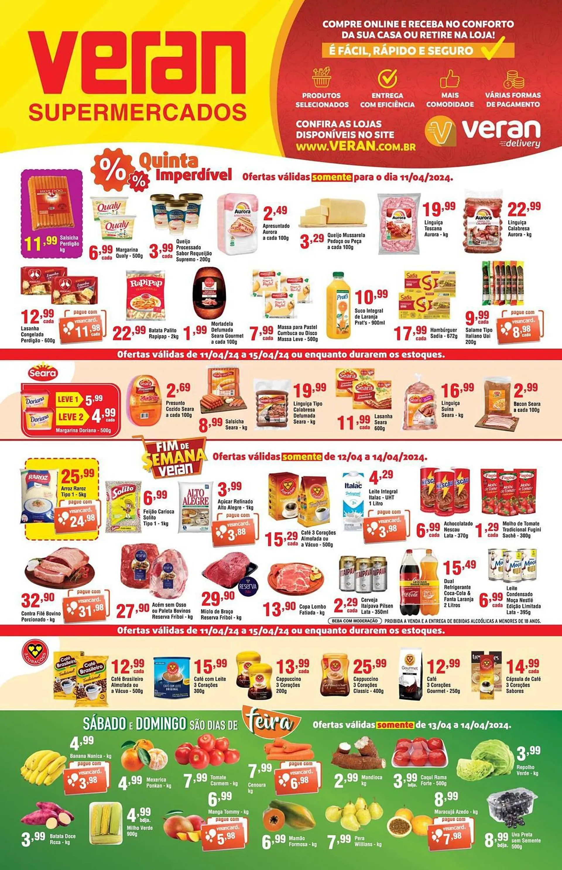 Encarte de Catálogo Veran Supermercados 11 de abril até 15 de abril 2024 - Pagina 