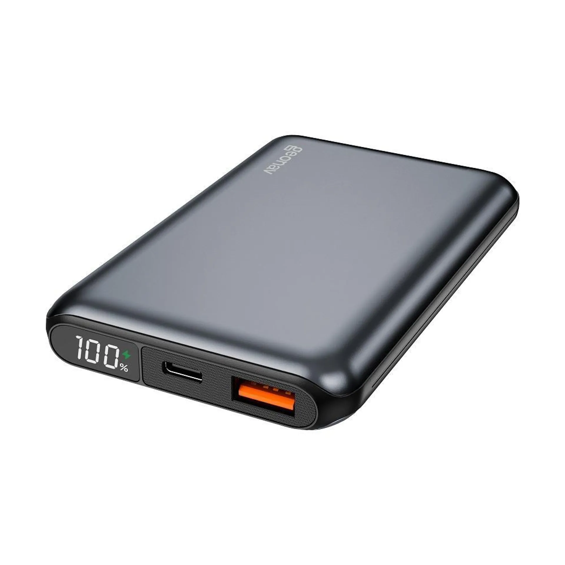 Carregador USB Portatil 10000mAh, Cinza Espacial, PB10K20WSG, GEONAV