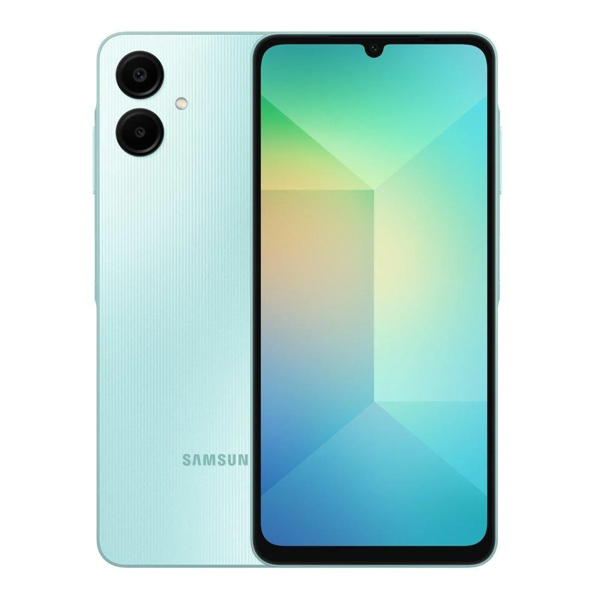 Smartphone Samsung Galaxy A06 Android Tela 6.7" 128GB Câmera 50MP+2MP Octa-Core 2.0GHz Verde Claro