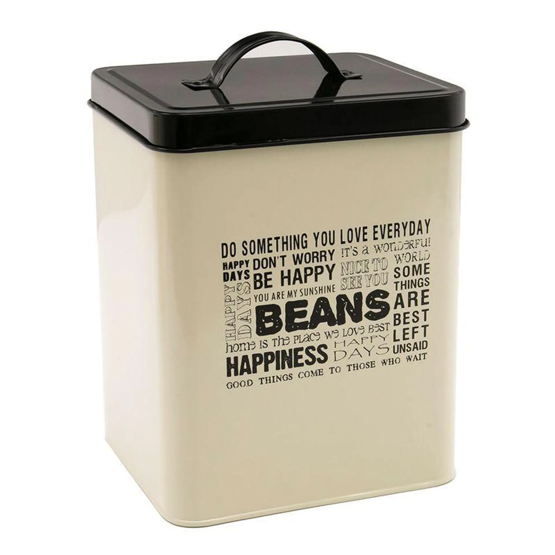 Lata Decorada de Metal Beans 23x18cm - Sottile