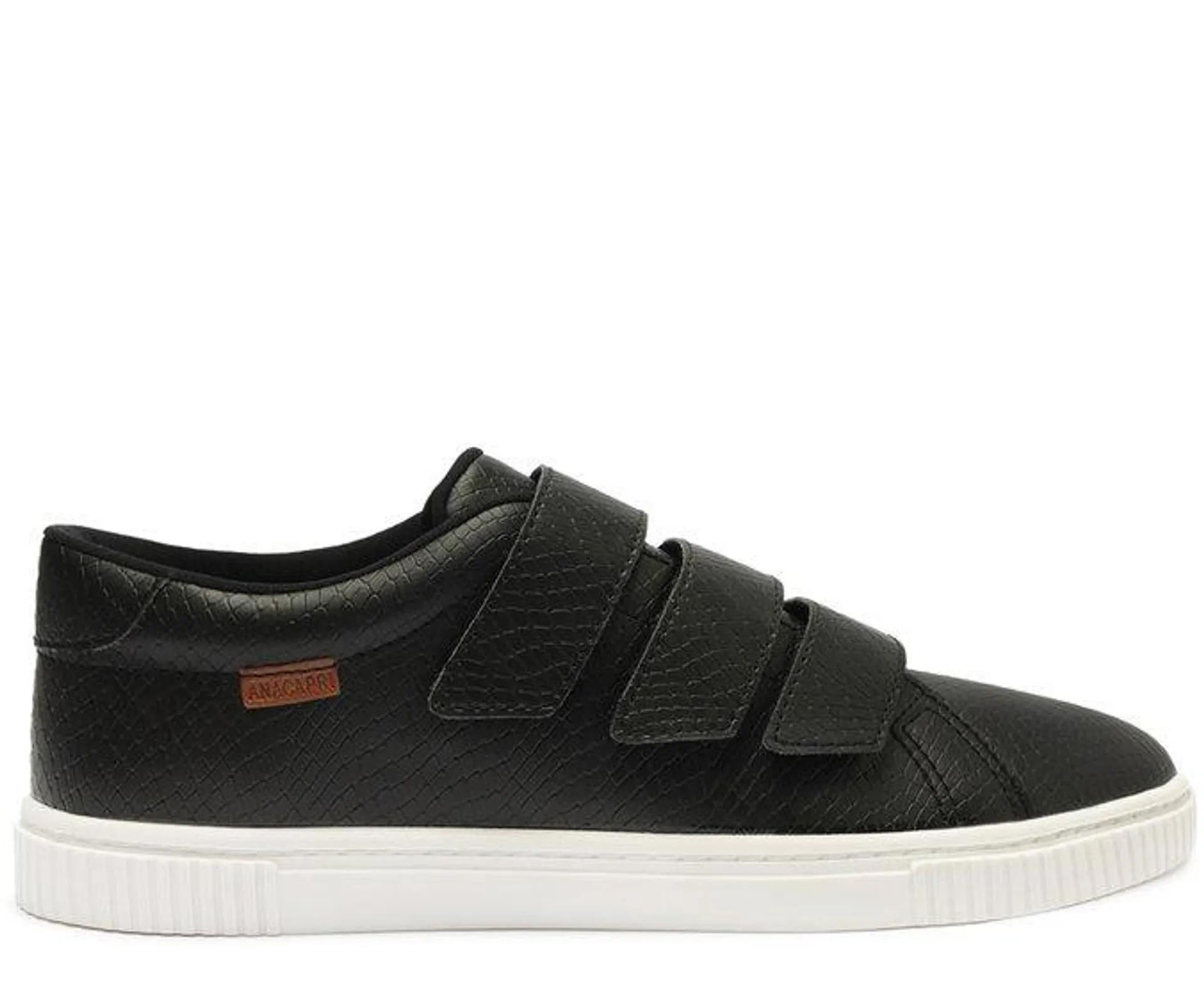 Tênis Slip On Velcro Preto