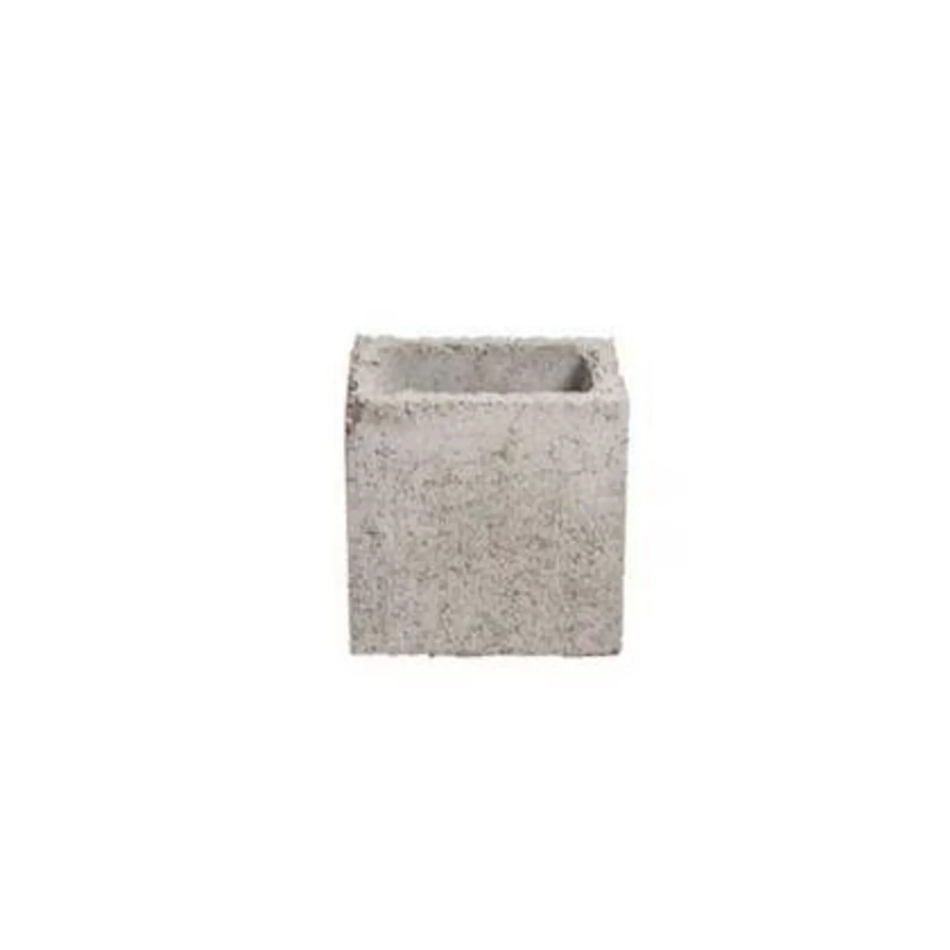 Bloco Estrutural Concreto Liso, Cinza, 14x19x19cm