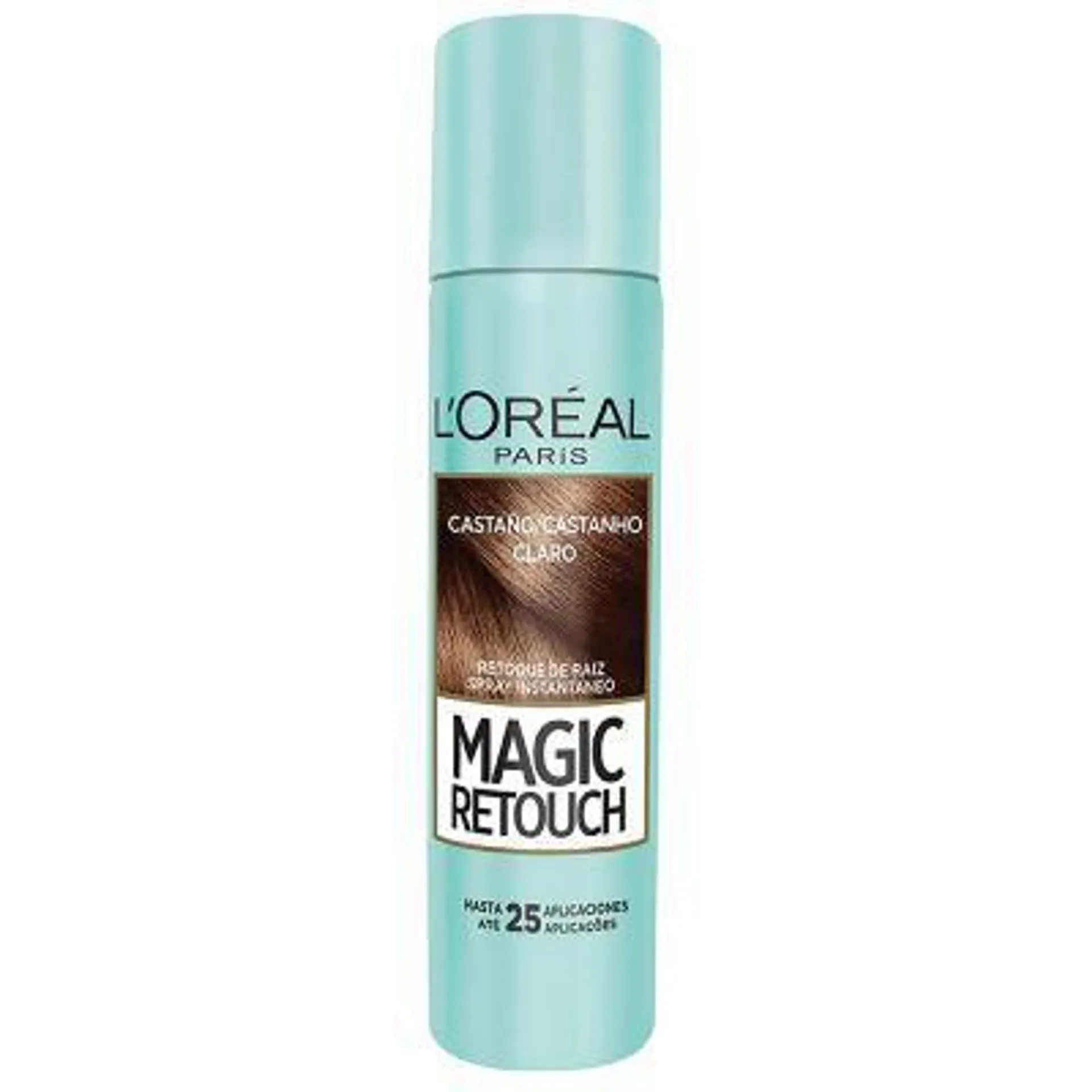 Retoque Instantâneo da Raiz Spray Loreal Magic Retouch Castanho Claro 75ml