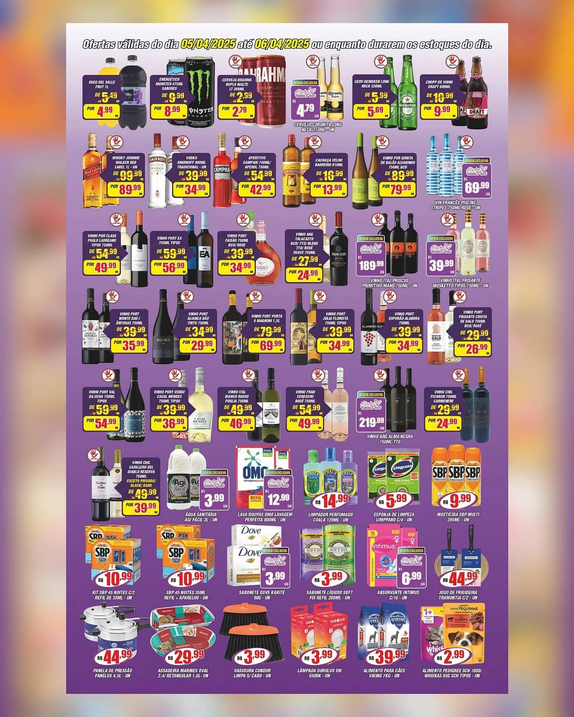 Encarte de Catálogo Violeta Supermercados 5 de abril até 6 de abril 2025 - Pagina 3