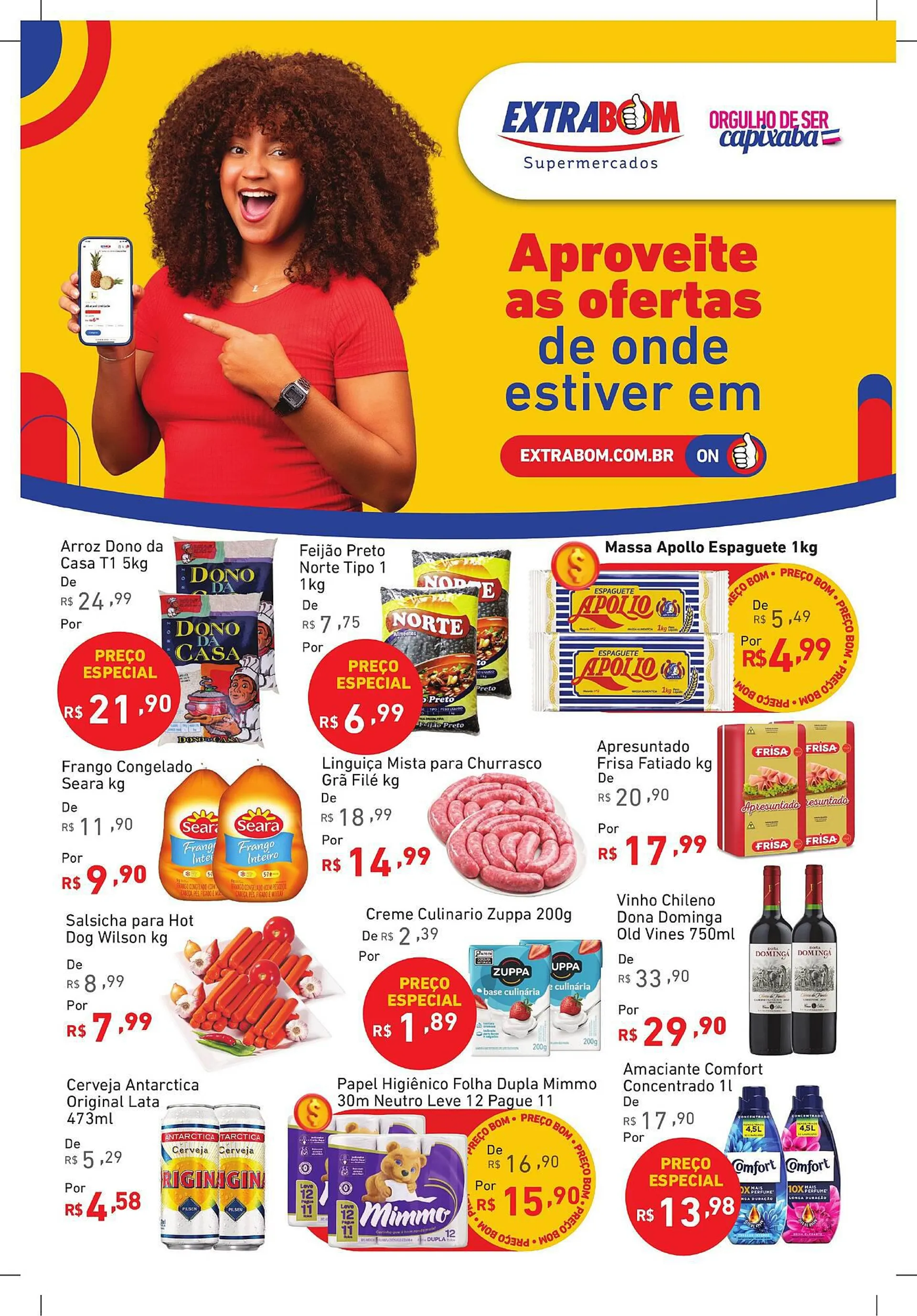 Encarte de Catálogo Extrabom Supermercados 11 de abril até 24 de abril 2024 - Pagina 