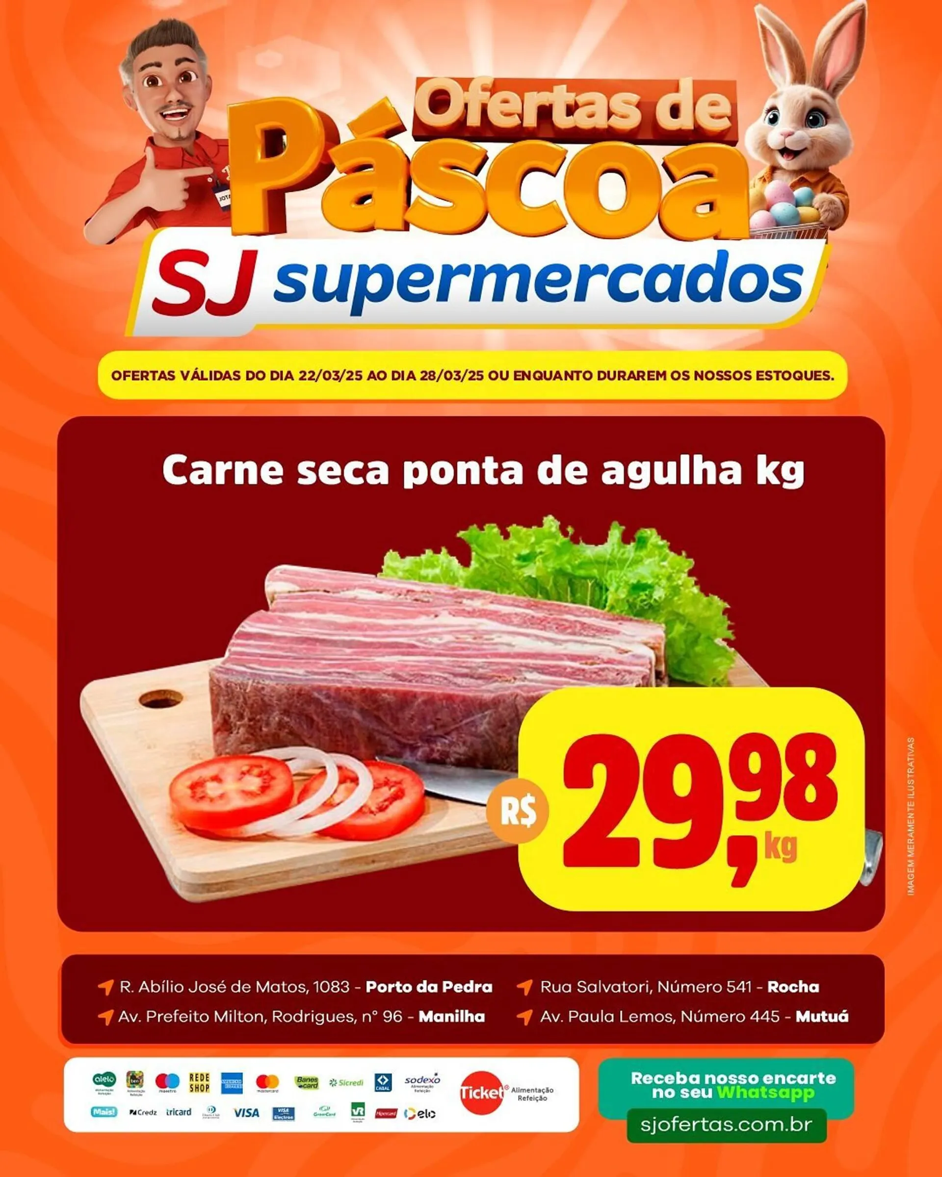 Encarte de Catálogo Sj Supermercados 22 de março até 28 de março 2025 - Pagina 3