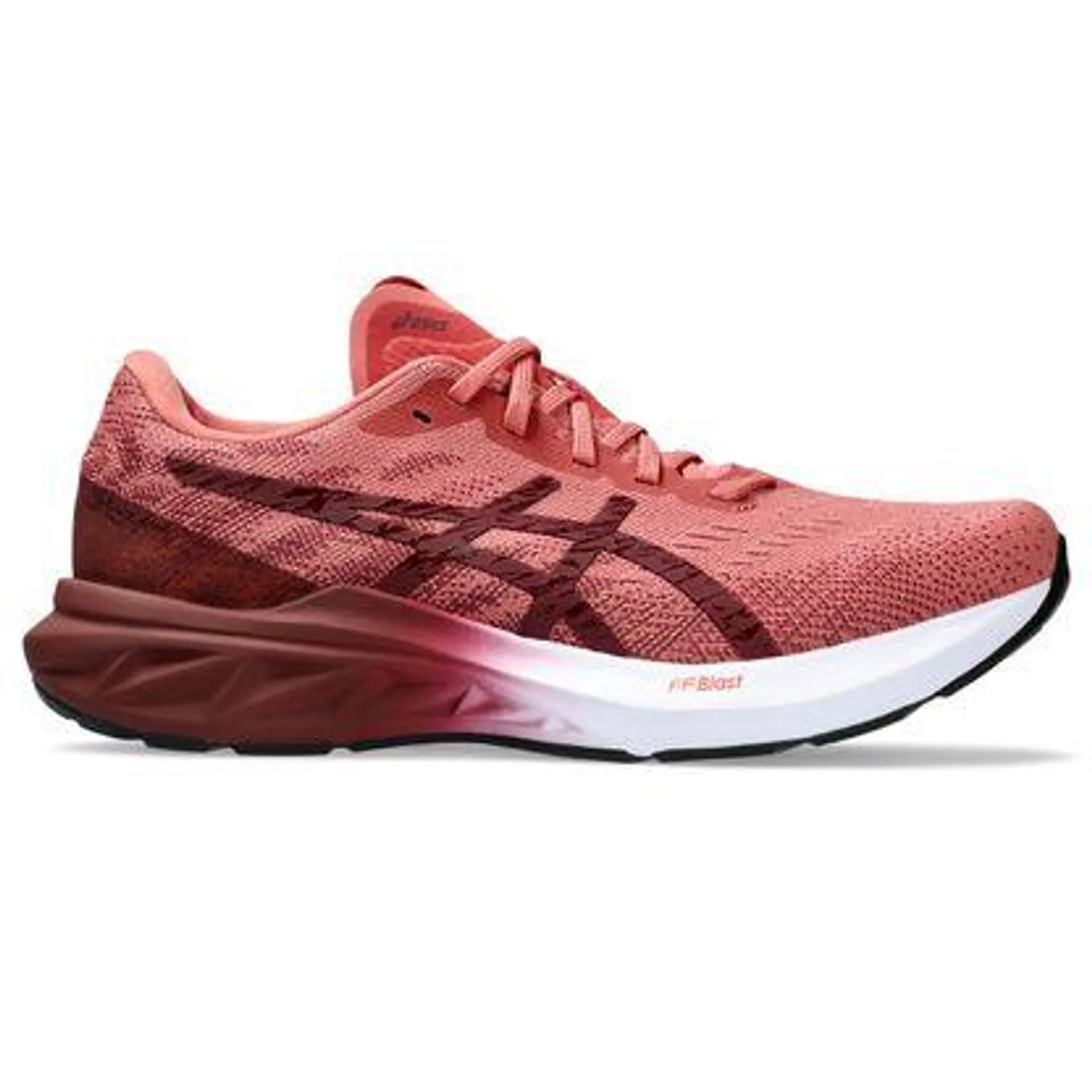 Tênis ASICS Dynablast 3 - Feminino - Coral, Vermelho e Branco