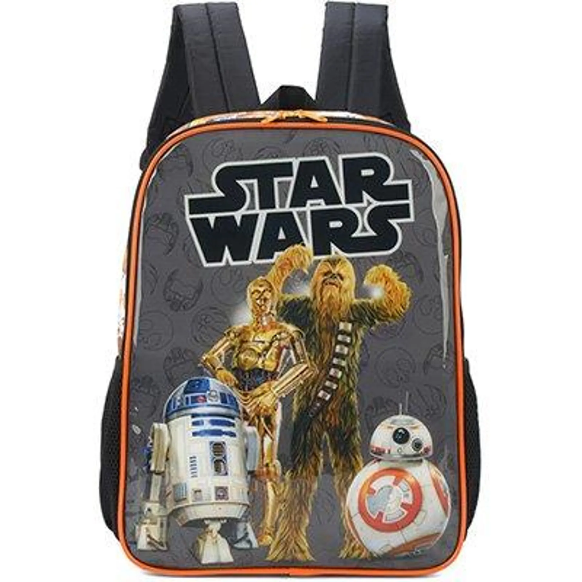 Mochila Infantil Star Wars em Poliéster Luxcel - PT 1 UN