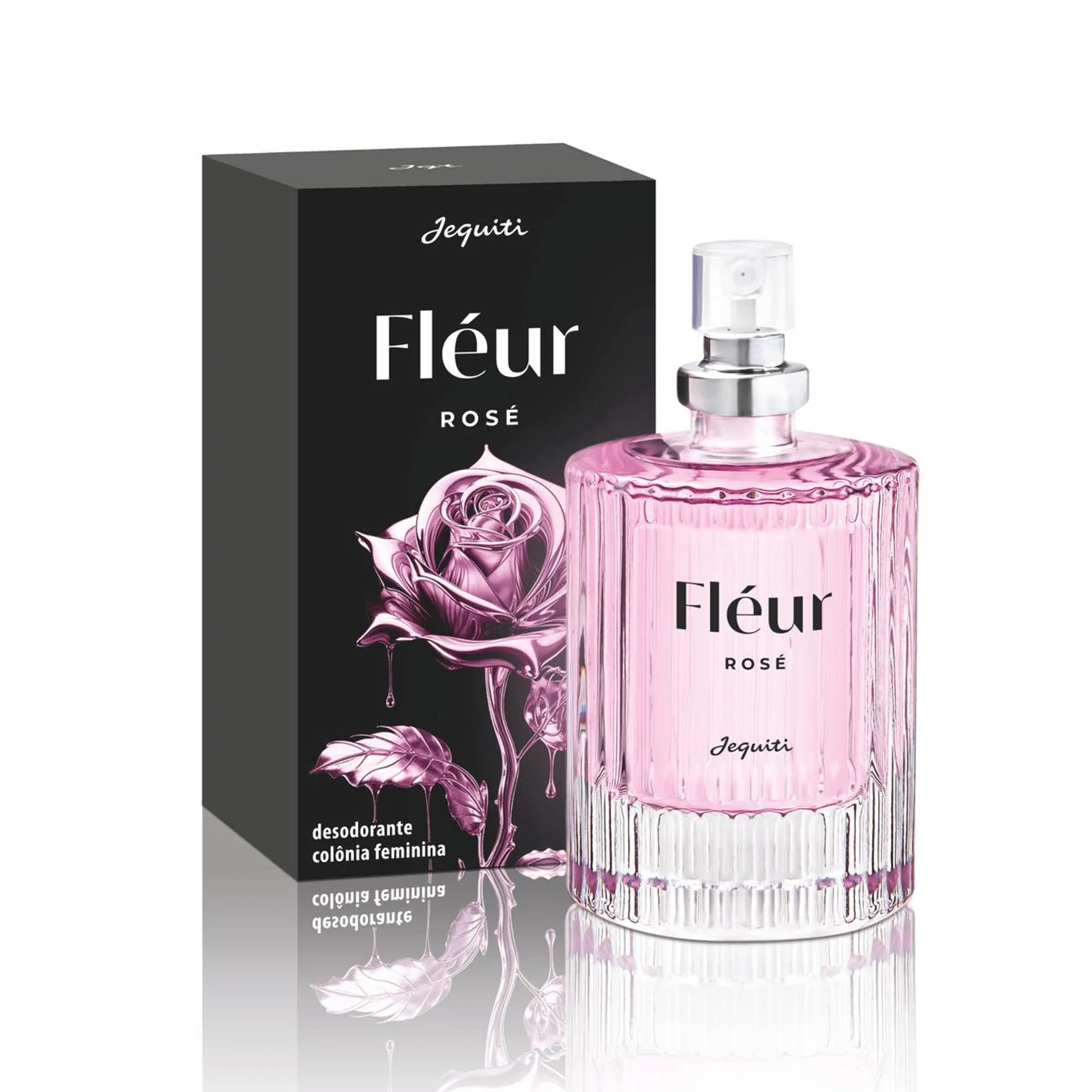 Fléur Rosé Desodorante Colônia Feminina, 25 ml