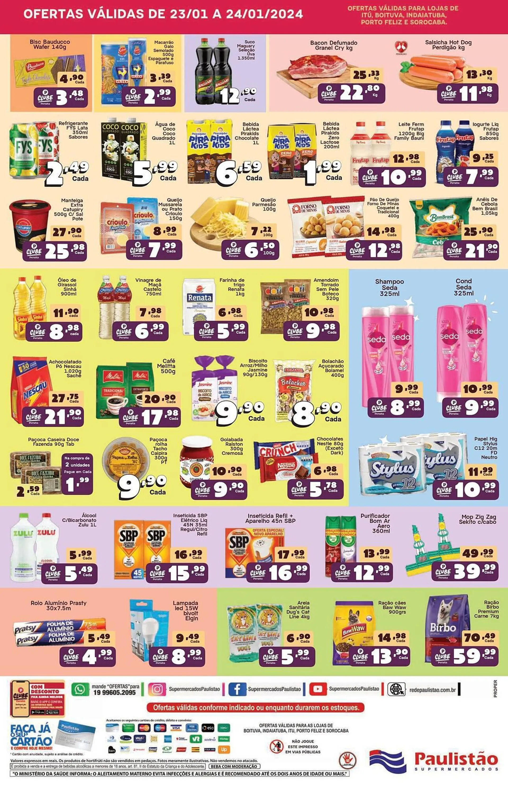 Encarte de Catálogo Paulistão Supermercados 23 de janeiro até 25 de janeiro 2024 - Pagina 2