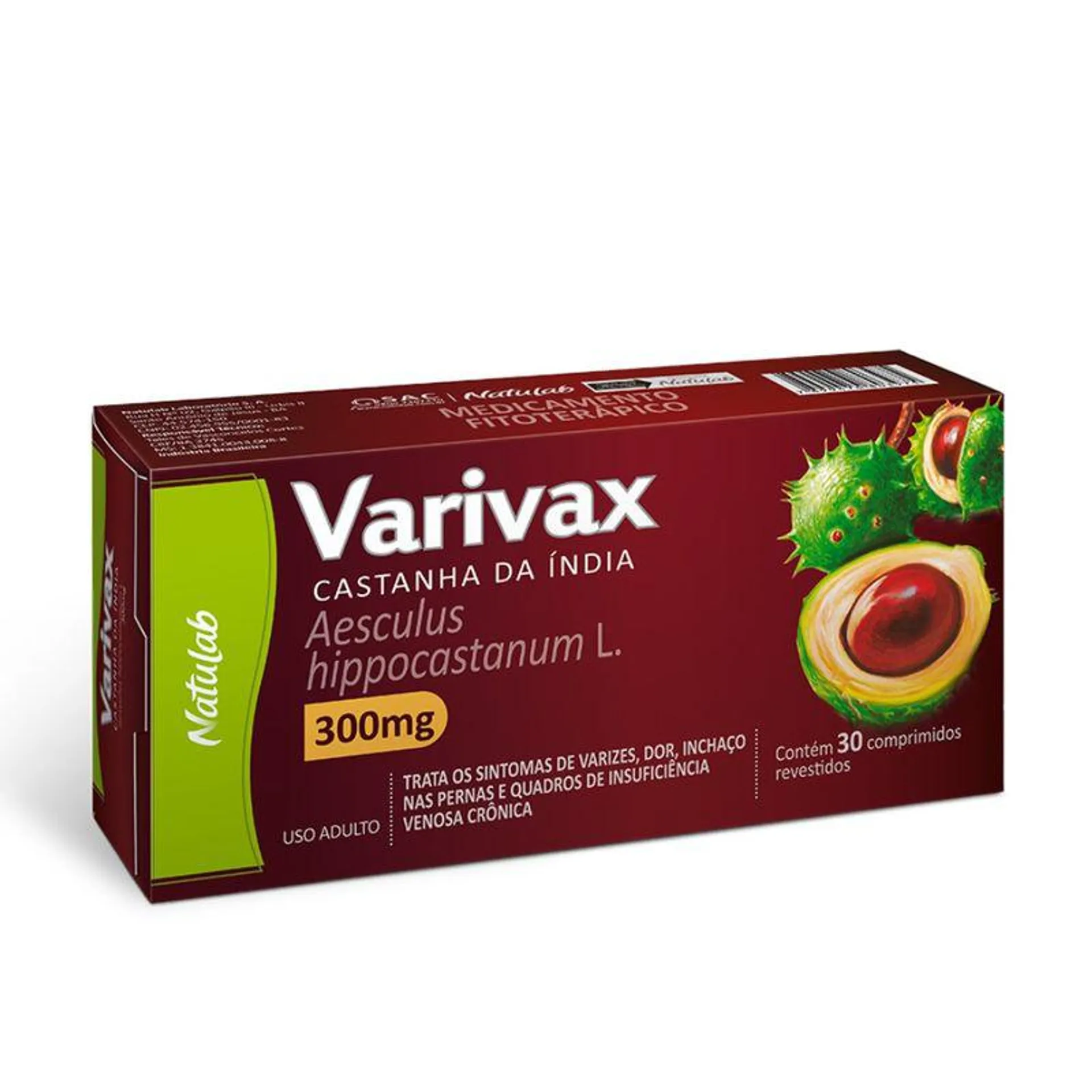 Varivax 300mg Natulab 30 Comprimidos