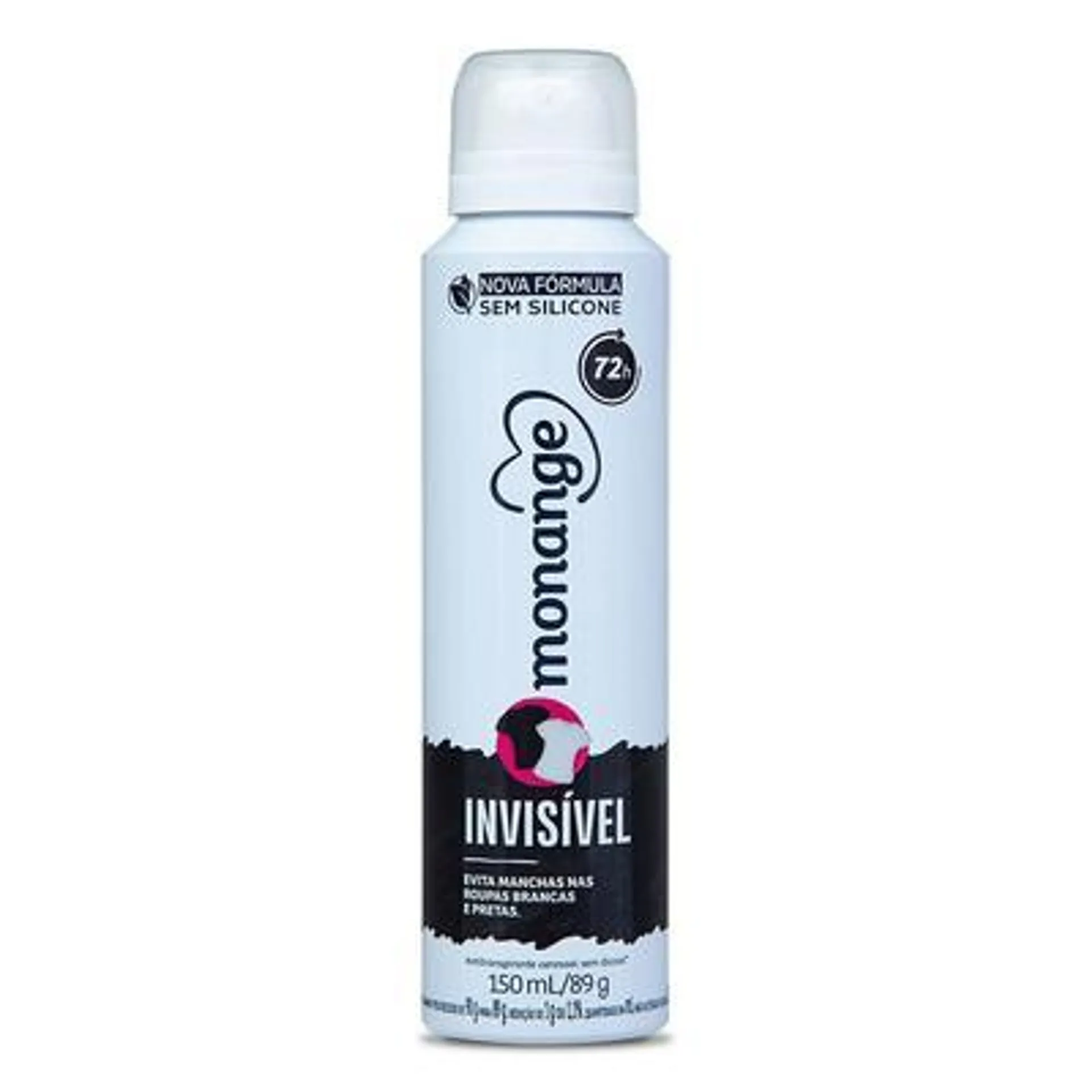 Desodorante Aerosol Monange Invisível 150ml