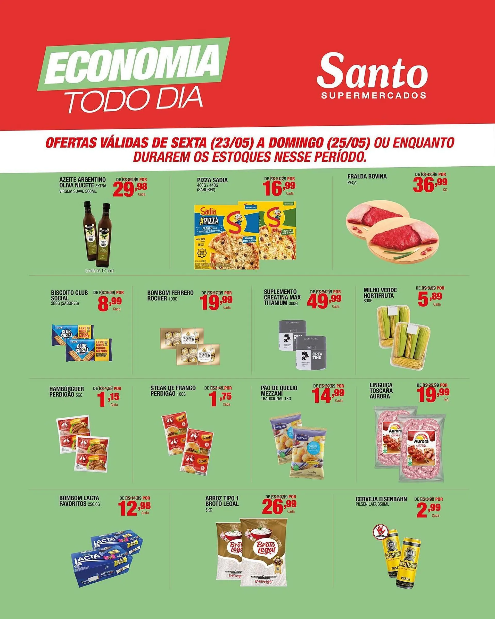 Encarte de Catálogo Santo Supermercados 21 de maio até 25 de maio 2025 - Pagina 2