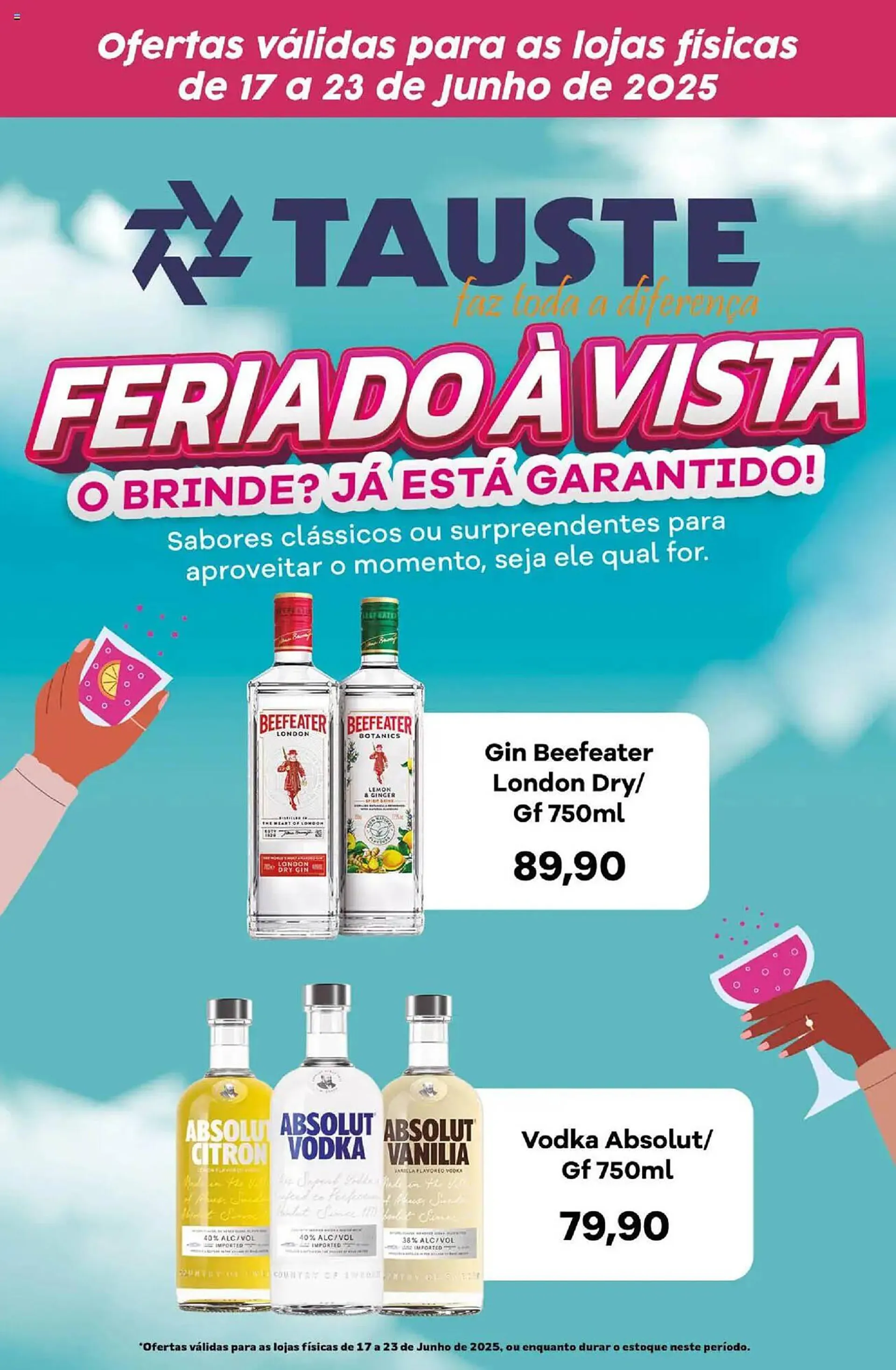 Encarte de Catálogo Supermercados Tauste 17 de junho até 24 de junho 2025 - Pagina 1
