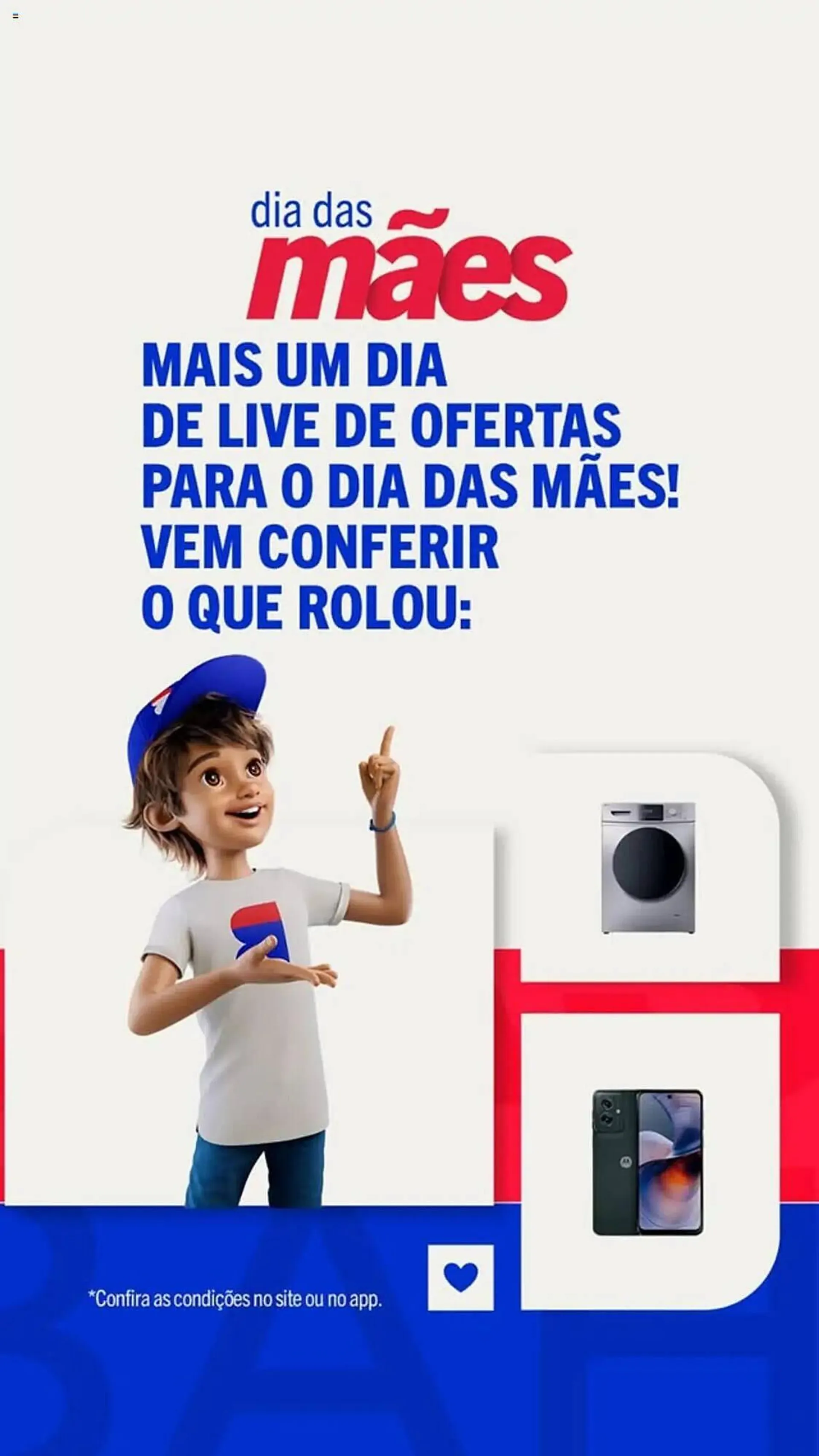 Encarte de Catálogo Casas Bahia 2 de maio até 12 de maio 2025 - Pagina 1