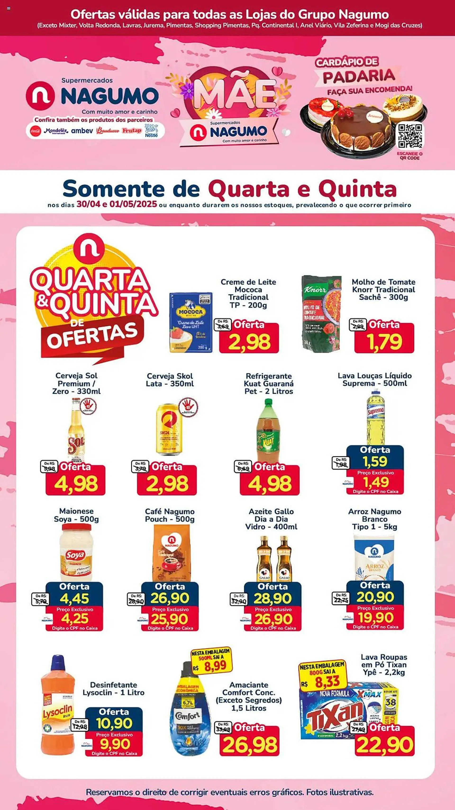 Encarte de Catálogo Nagumo 30 de abril até 1 de maio 2025 - Pagina 1
