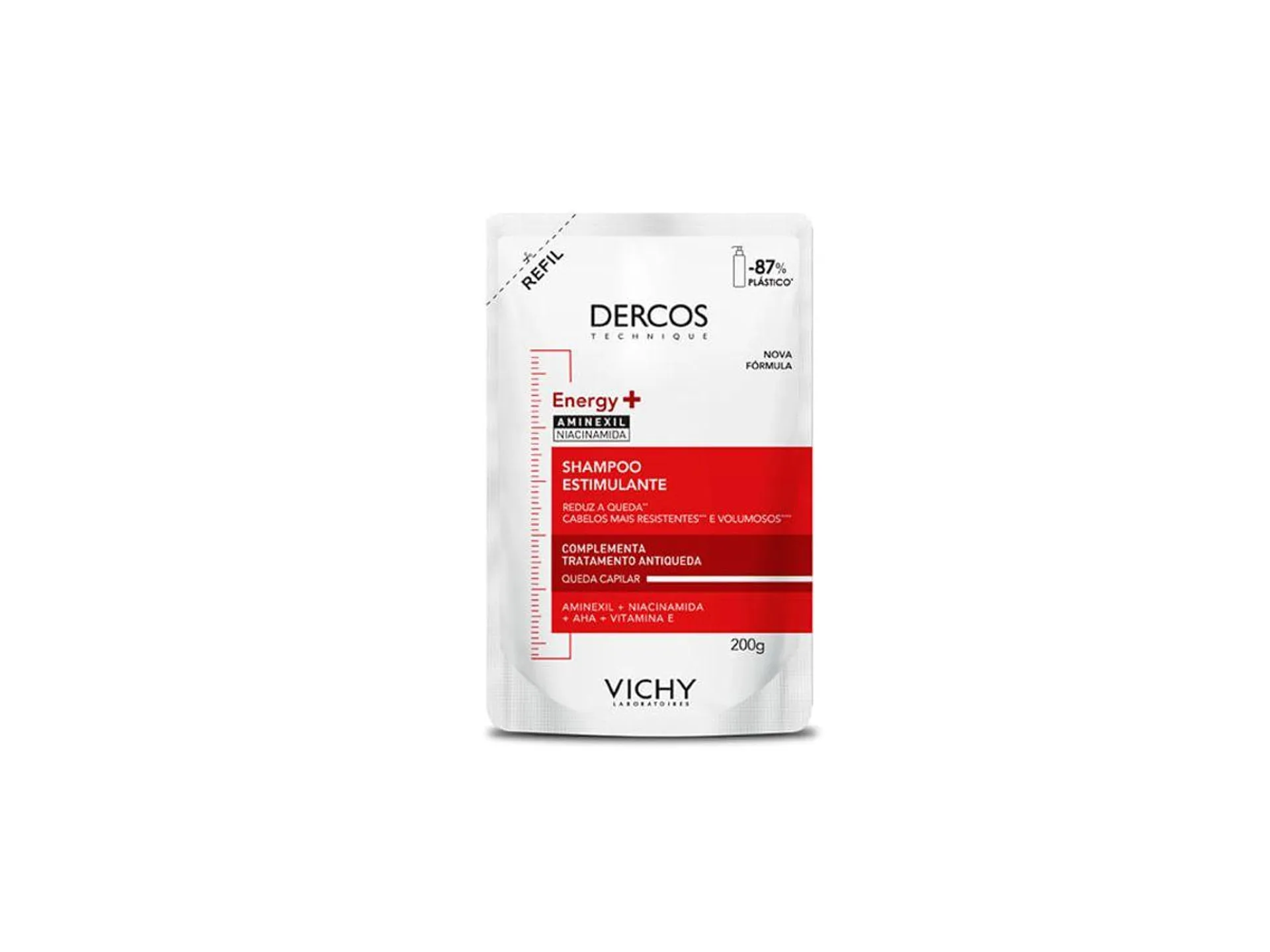Refil Shampoo Estimulante Vichy Dercos Energy + 200g