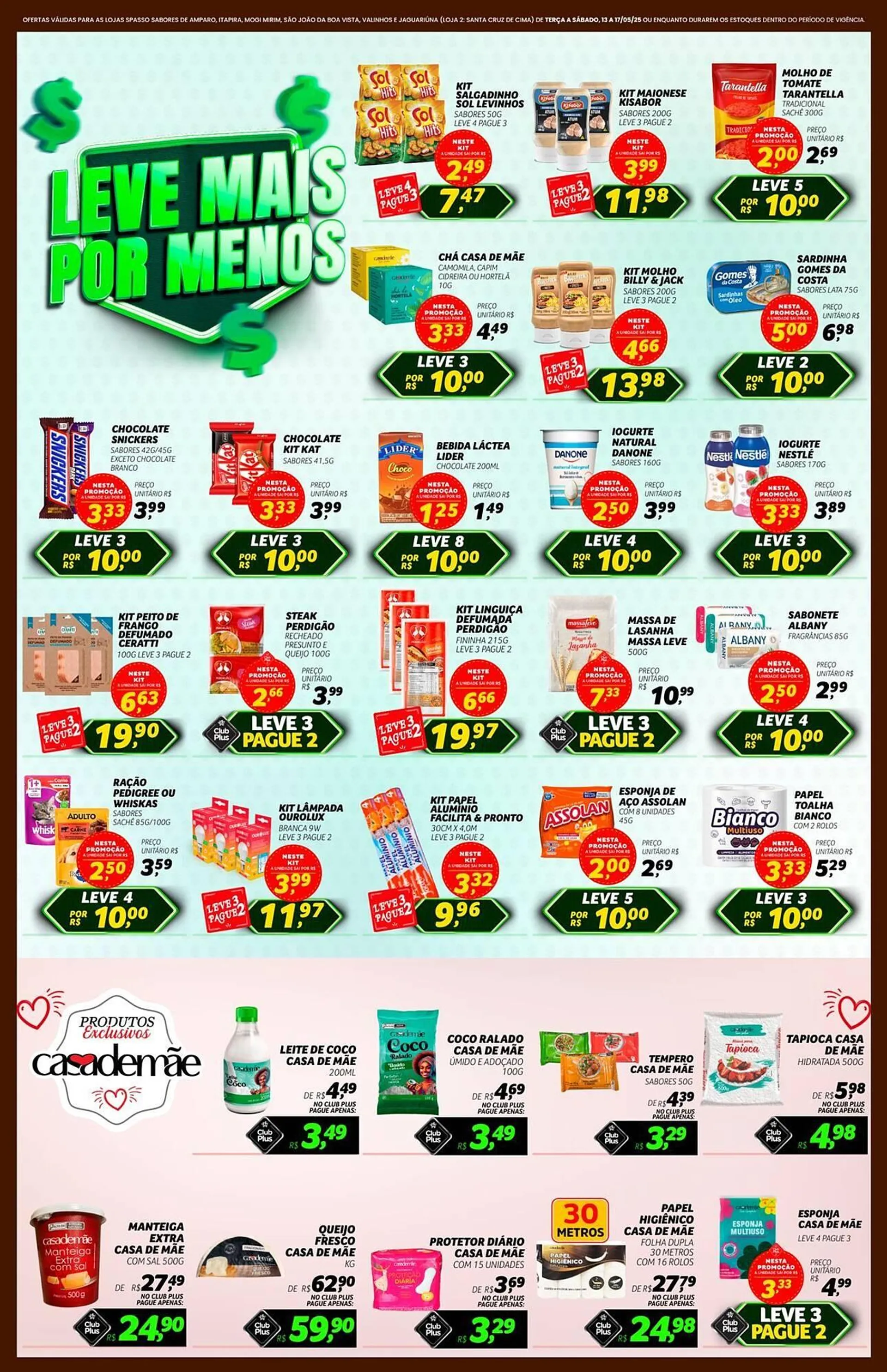 Encarte de Catálogo Spasso Sabores 13 de maio até 17 de maio 2025 - Pagina 3