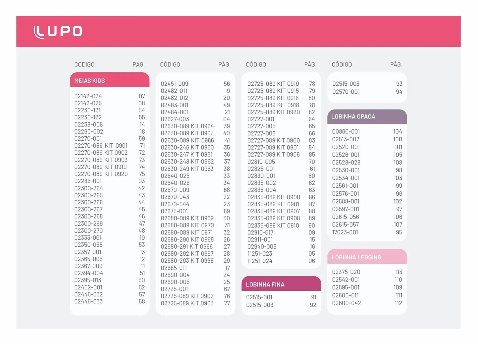 Encarte de Catálogo Lupo 28 de julho até 31 de dezembro 2024 - Pagina 2