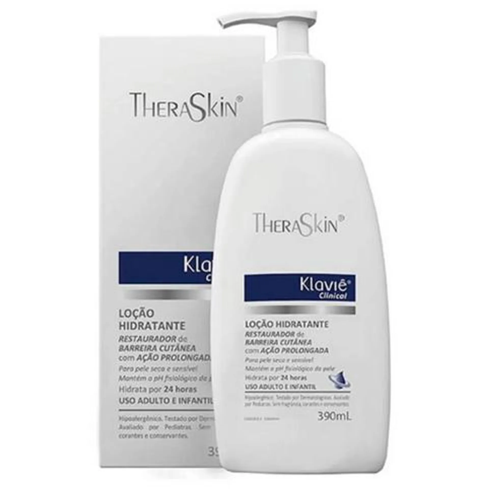 Loção Creme Hidratante Klaviê Clinical TherasKin 440g