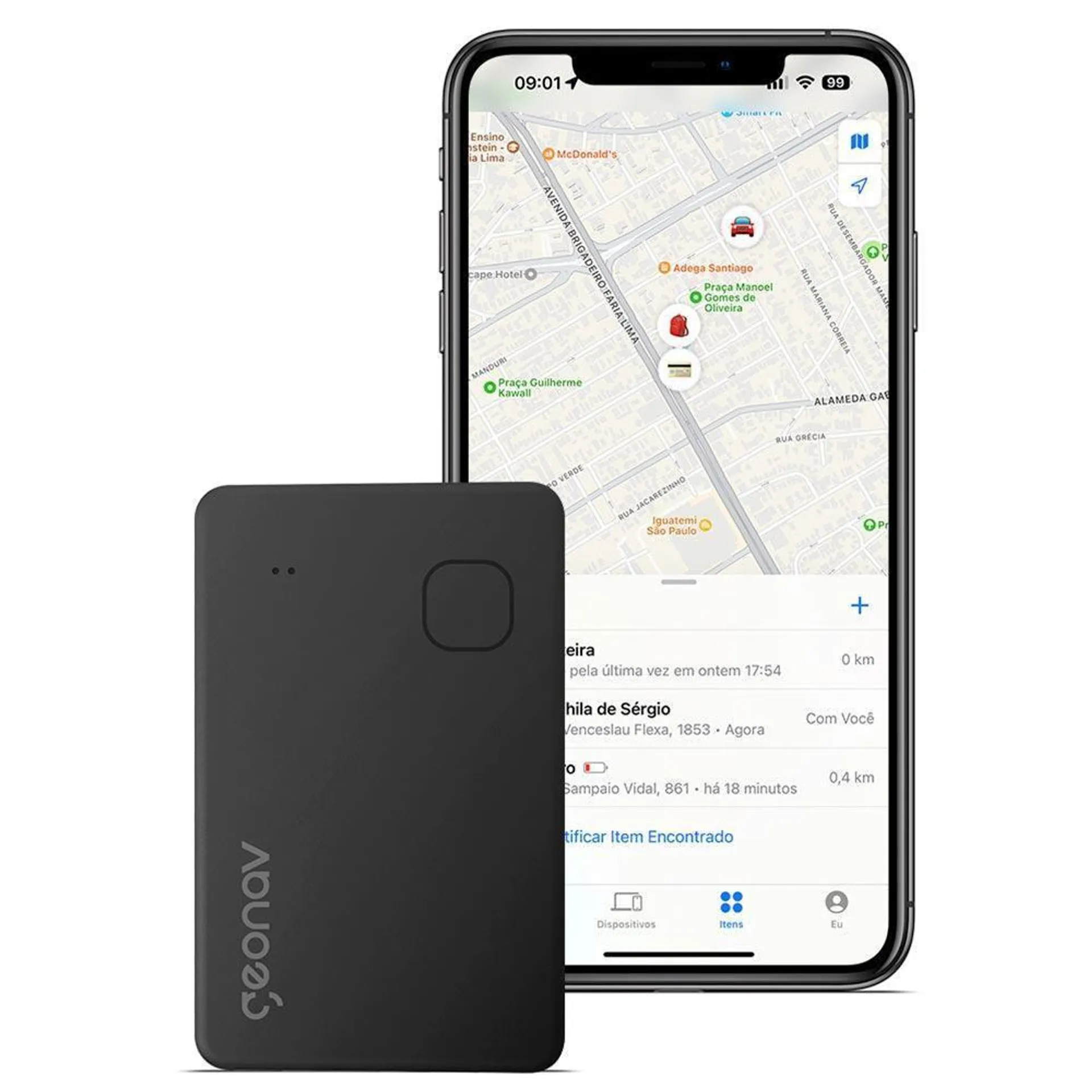 MyFinder Card Localizador Inteligente de Objetos - Geonav - TLCFBK - NAv