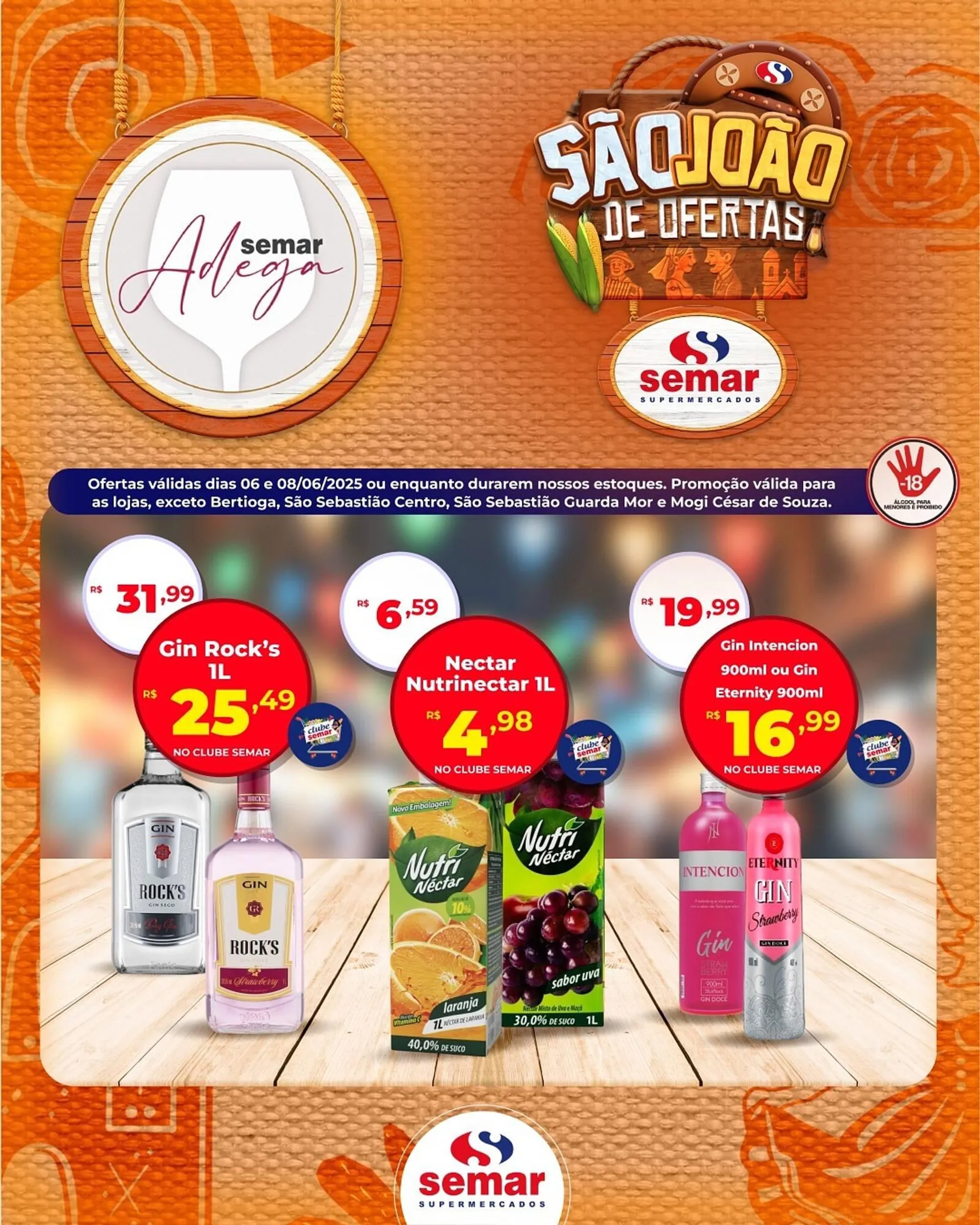 Encarte de Catálogo Semar Supermercado 6 de junho até 8 de junho 2025 - Pagina 3