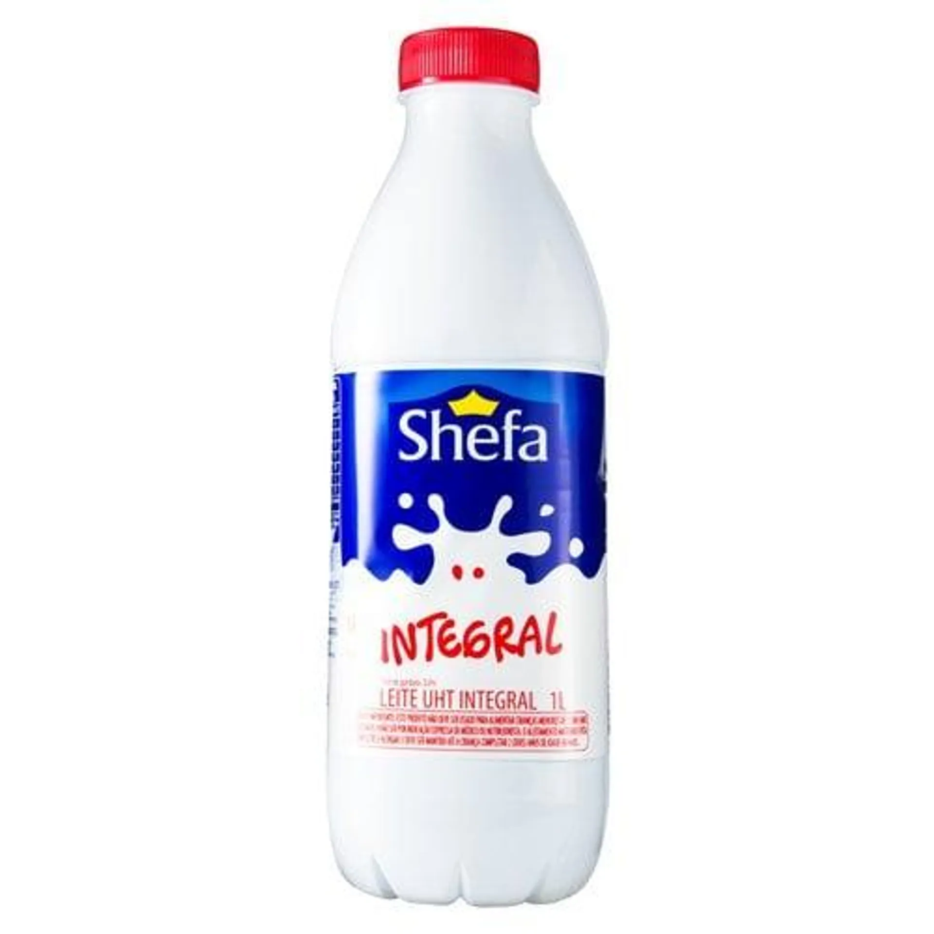 Leite UHT Integral Shefa Garrafa 1l