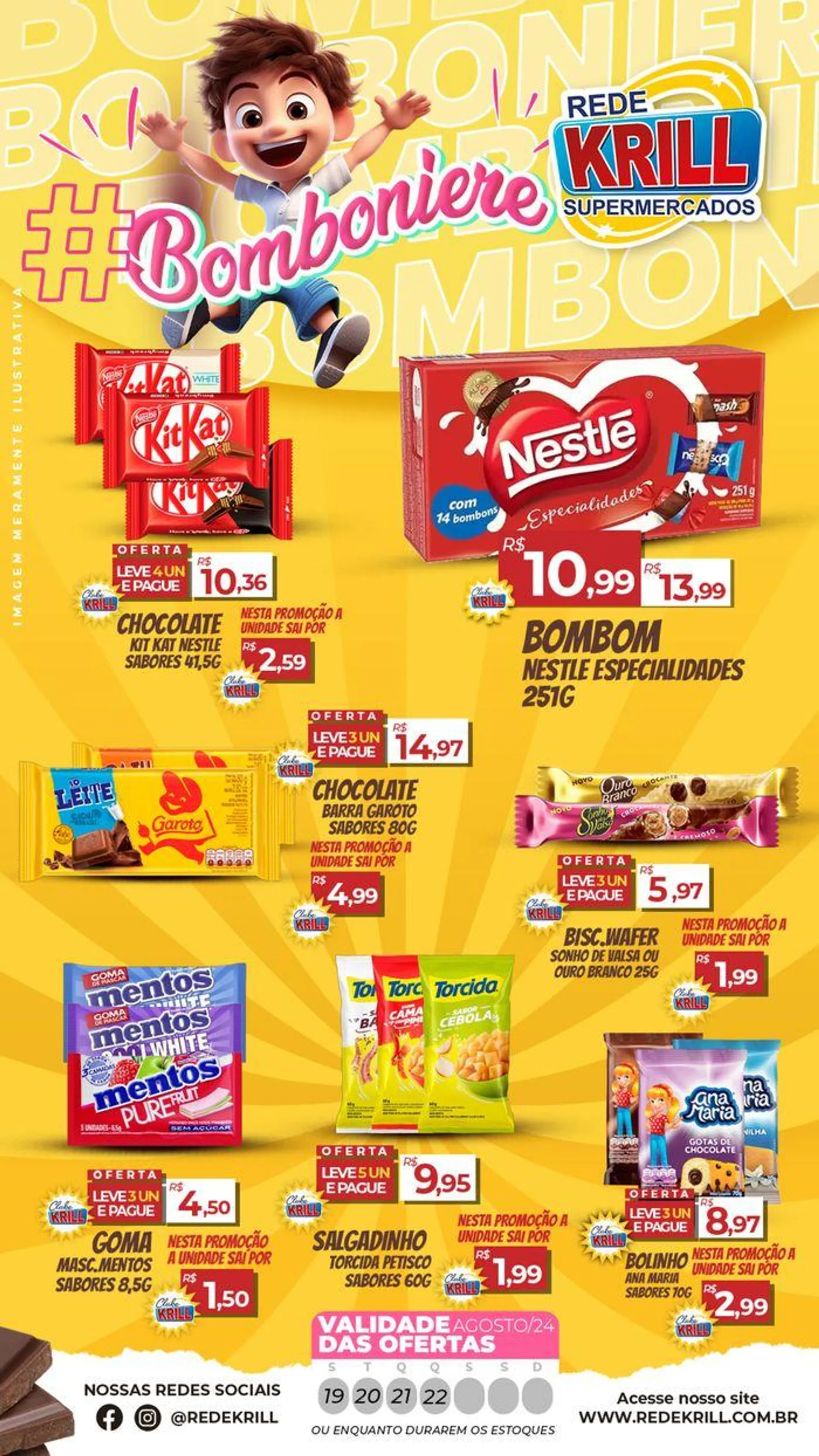 Encarte de Oferta Rede Krill 19 de agosto até 22 de agosto 2024 - Pagina 3