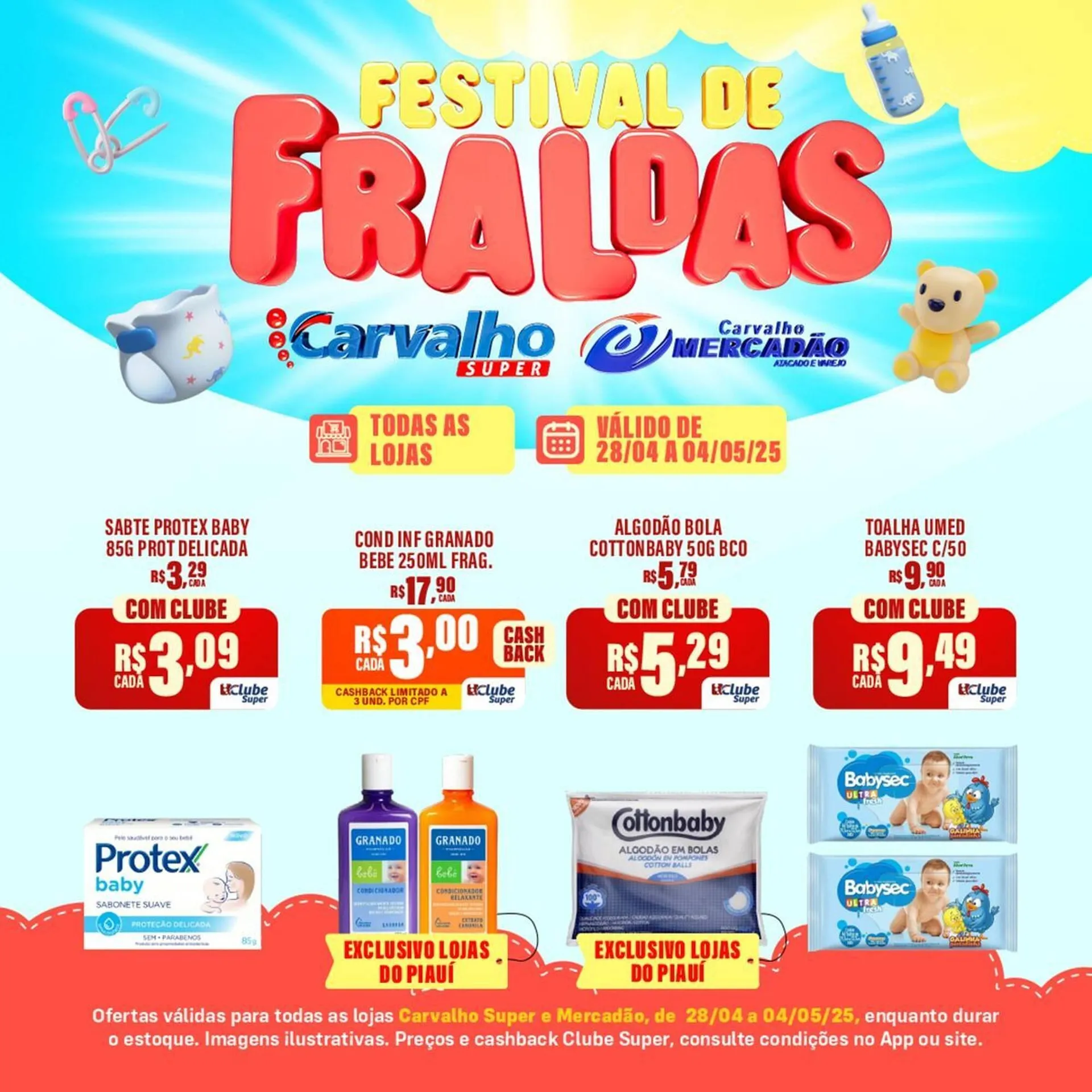 Encarte de Catálogo Carvalho Supermercado 29 de abril até 4 de maio 2025 - Pagina 1