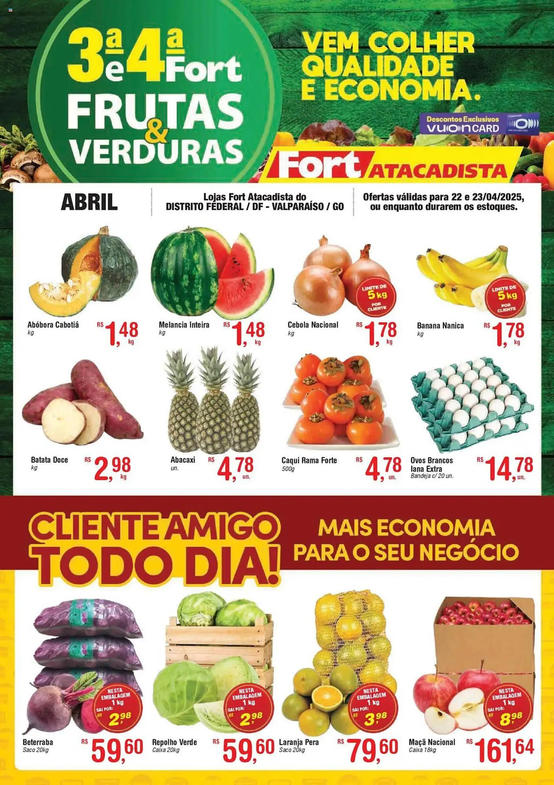 Encarte de Catálogo Fort Atacadista 22 de abril até 23 de abril 2025 - Pagina 1