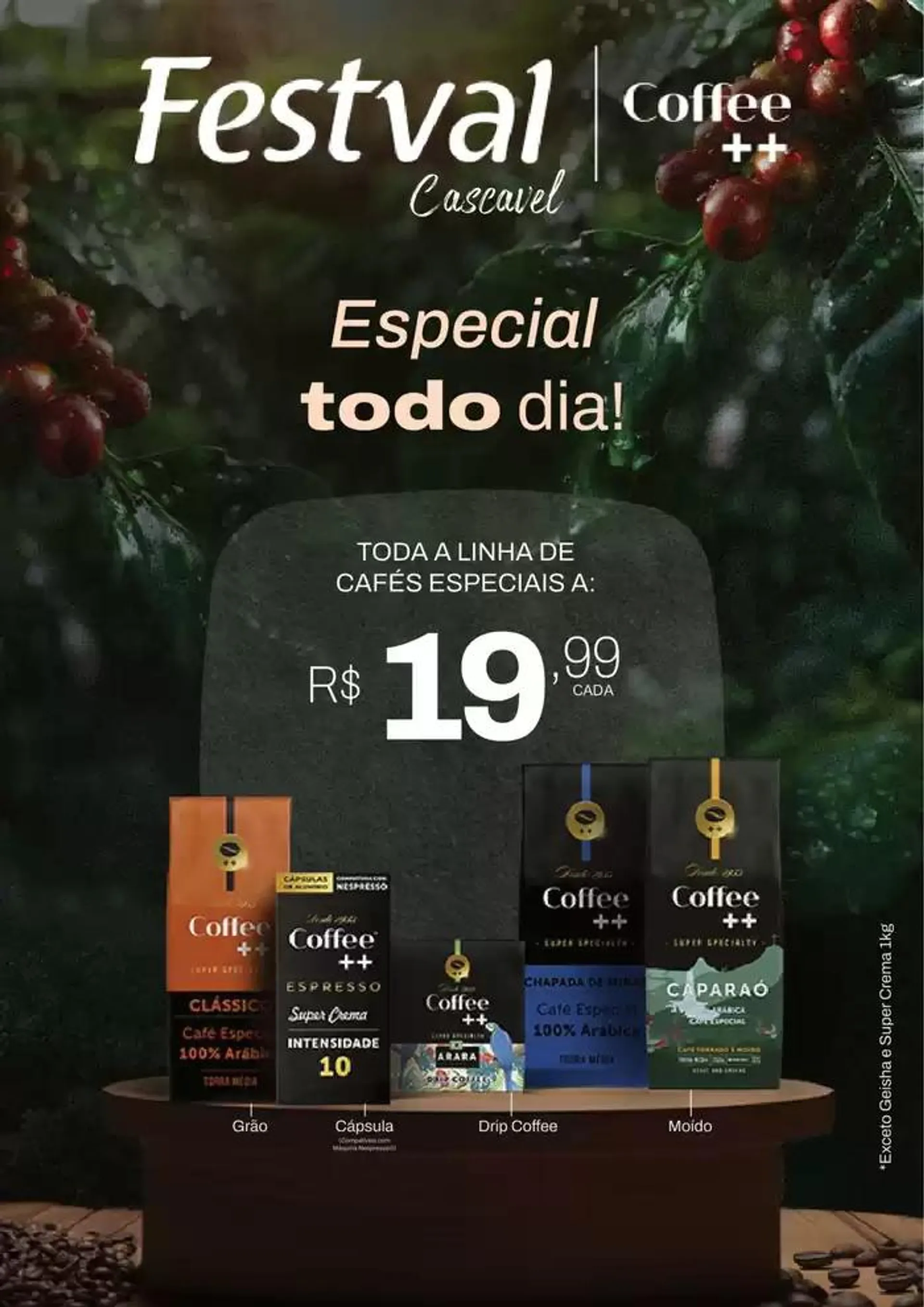 Encarte de Coffe ++ Cascavel - Caderno de Ofertas 17 de outubro até 28 de outubro 2024 - Pagina 1