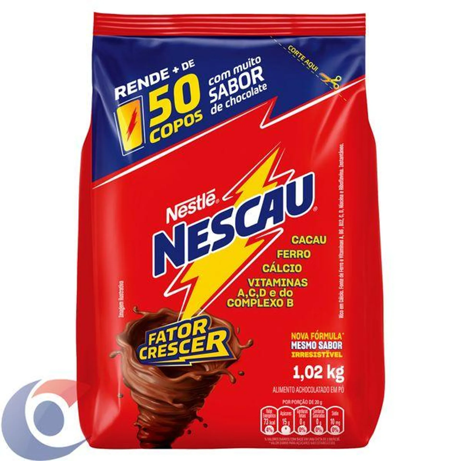 Achocolatado Em Pó Nescau 1,02kg