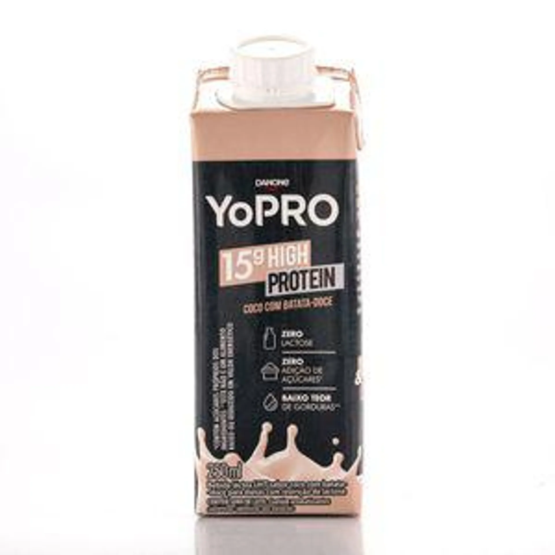 Bebida Láctea Danone Yopro Protein 15g Coco com Batata Doce 250ml