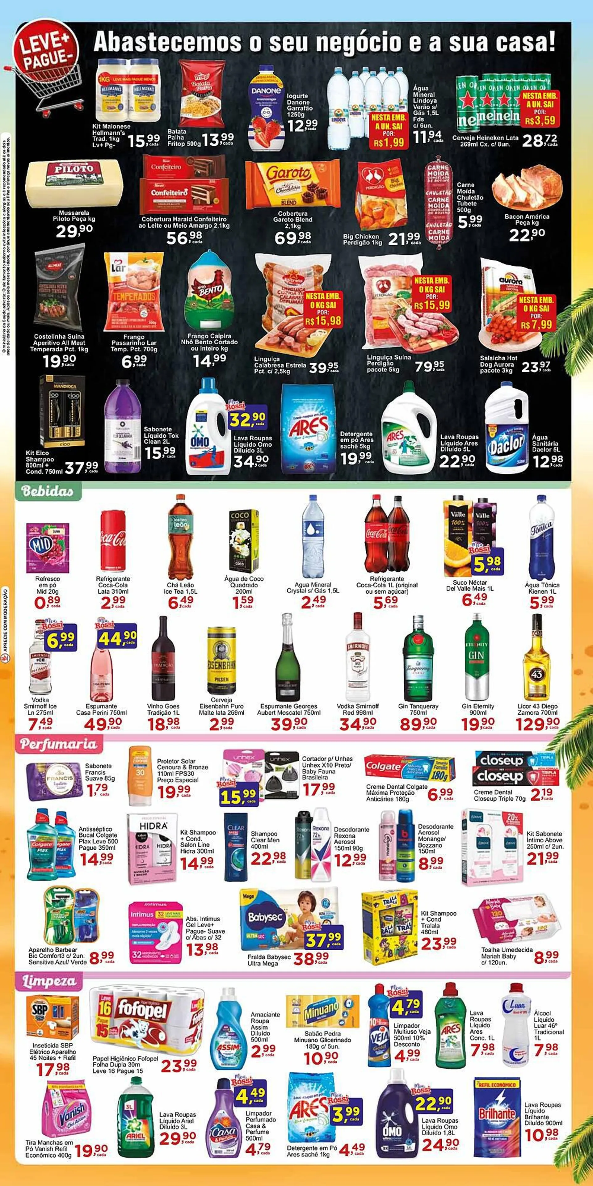 Encarte de Catálogo Rossi Supermercado 14 de fevereiro até 20 de fevereiro 2024 - Pagina 3
