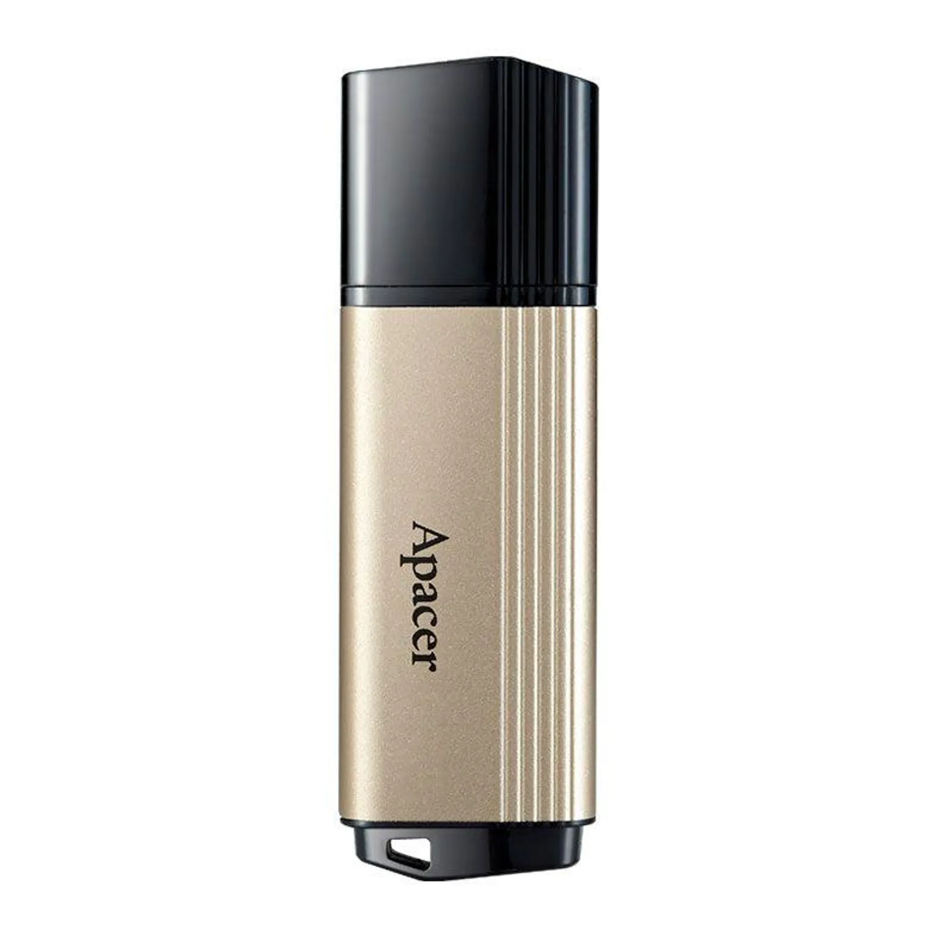 Pen Drive Apacer AH353, 64GB, USB 3.2, Preto e Dourado, AP64GAH353C-1