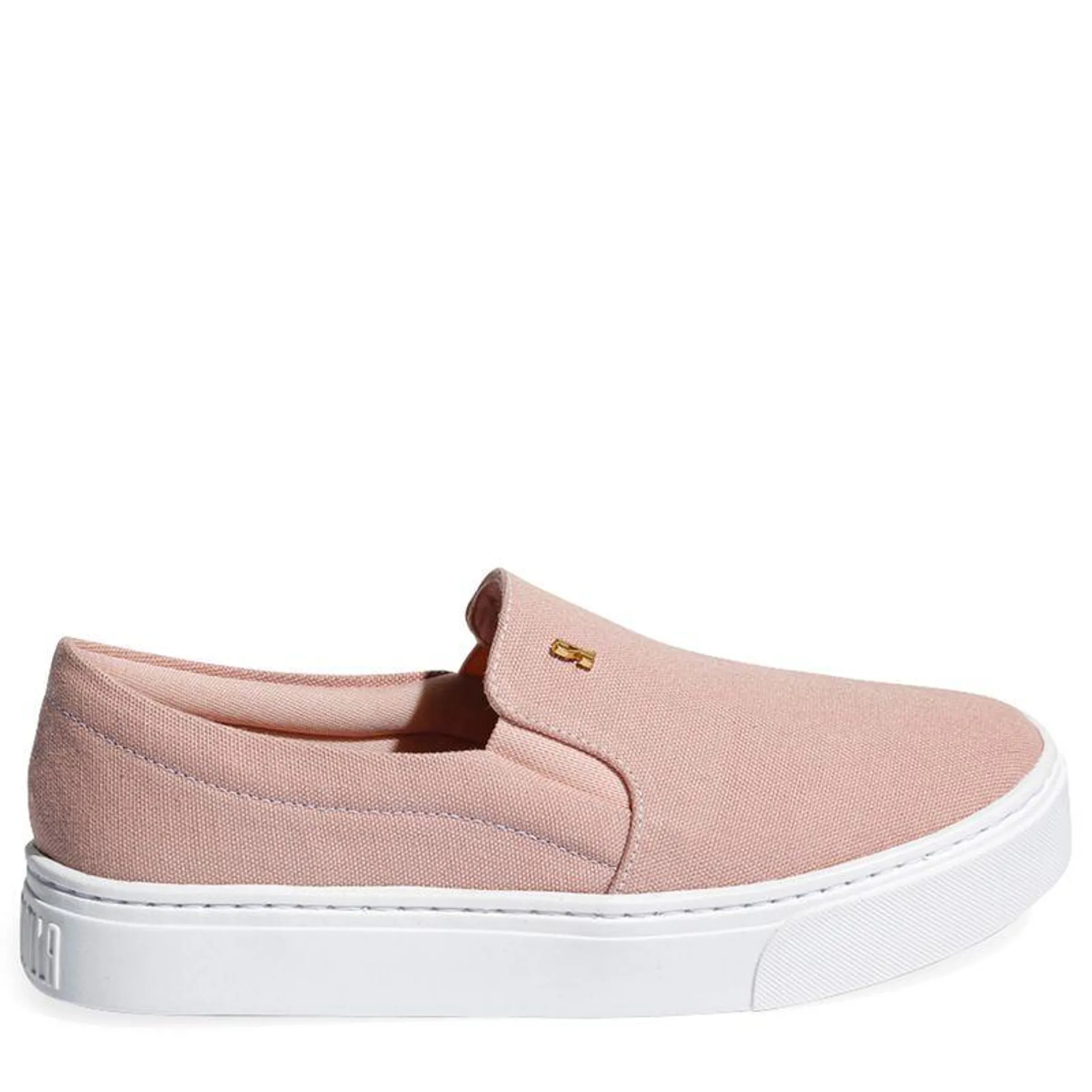 Tênis Slip On Lona Deserto Rosê West