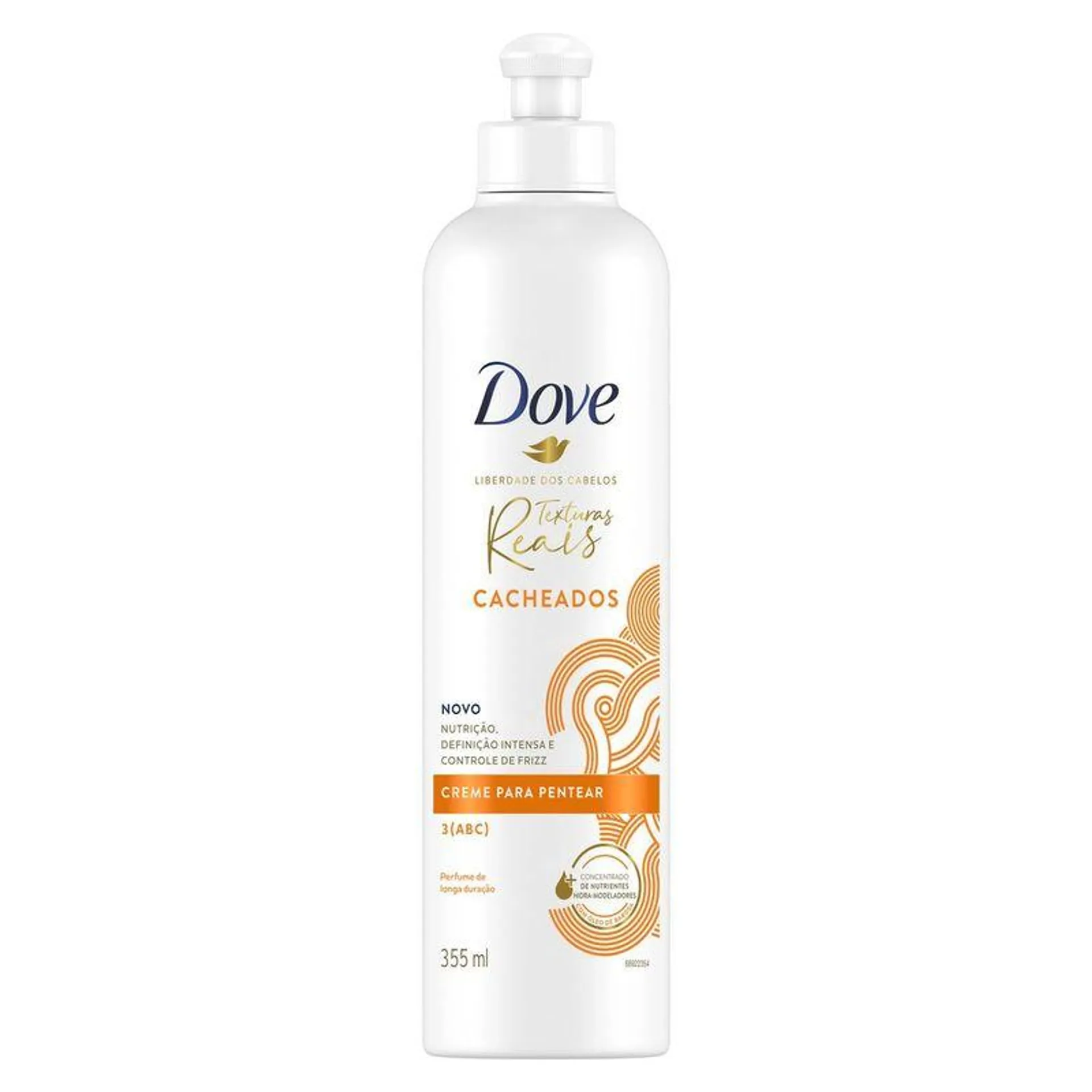 Creme Pentear Texturas Reais Cachos Dove 355ml