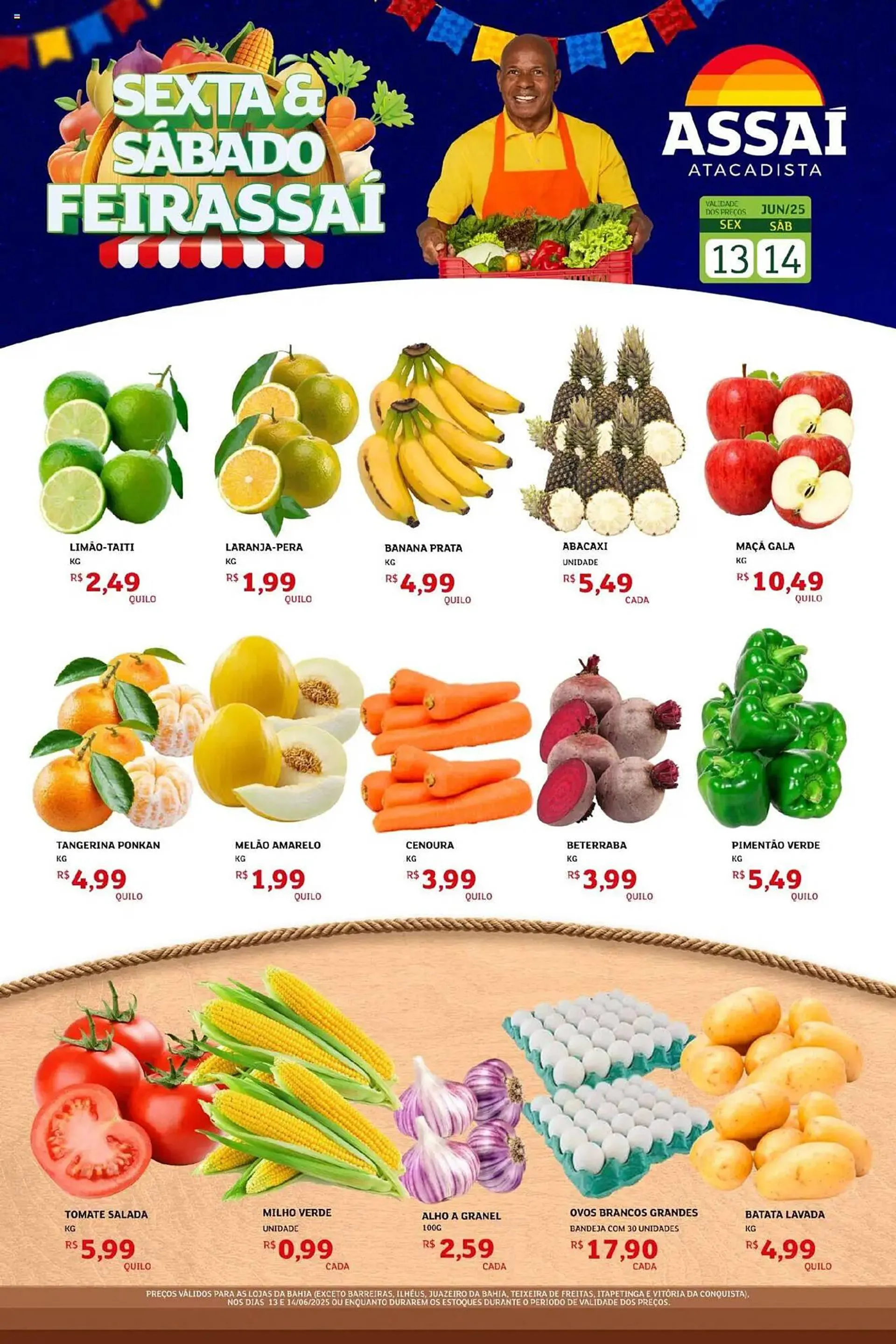 Encarte de Catálogo Assaí Atacadista 13 de junho até 15 de junho 2025 - Pagina 1
