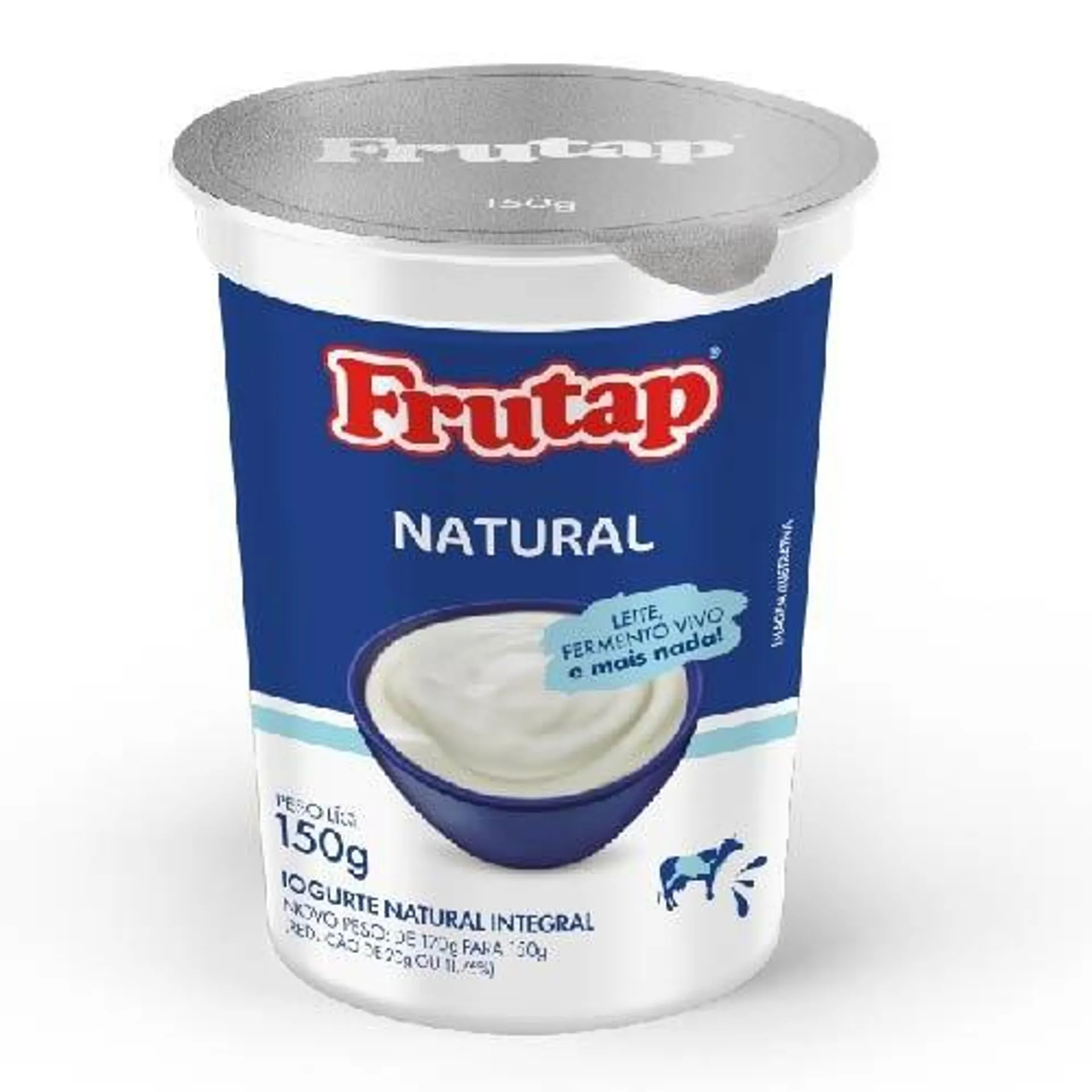 Iogurte Integral Frutap Natural 150g