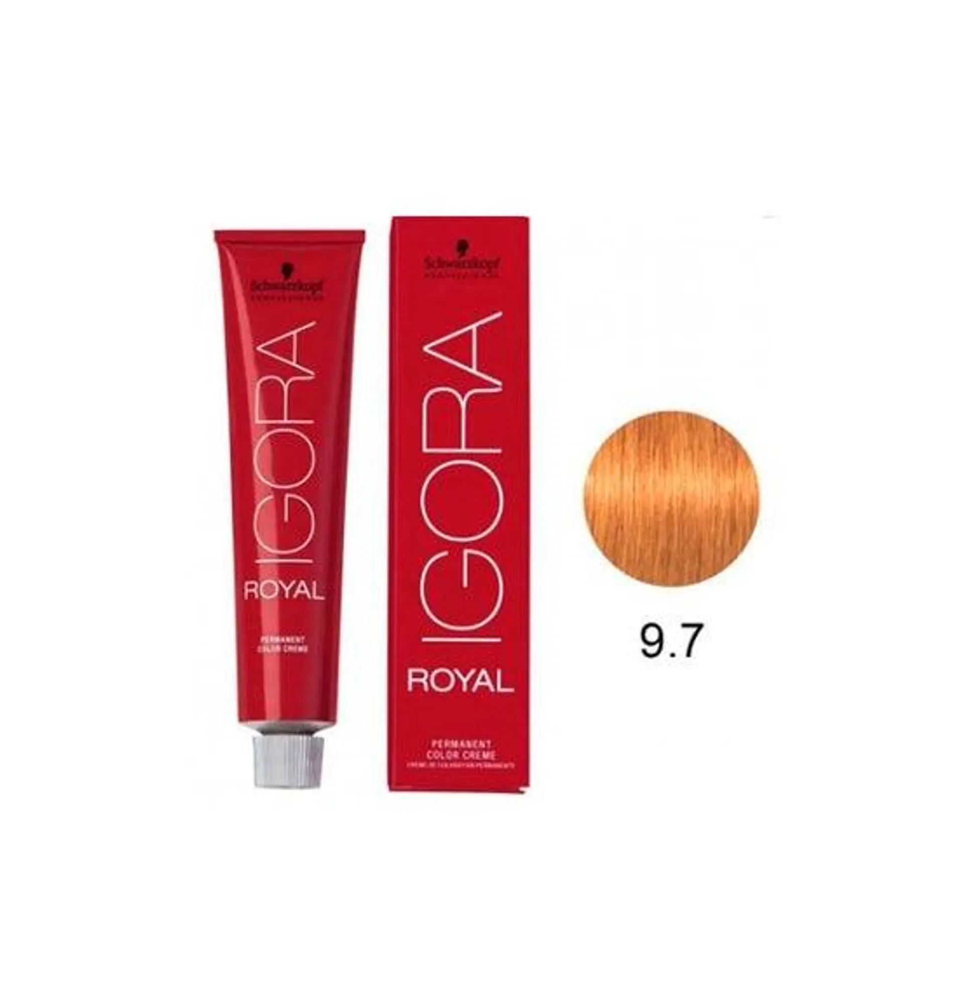 Tintura Schwarzkopf Igora Royal 9.7 Louro Extra Claro Acobreado